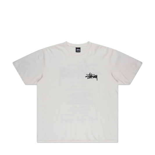 stüssy old phone pigment dyed t-shirt (weiß)