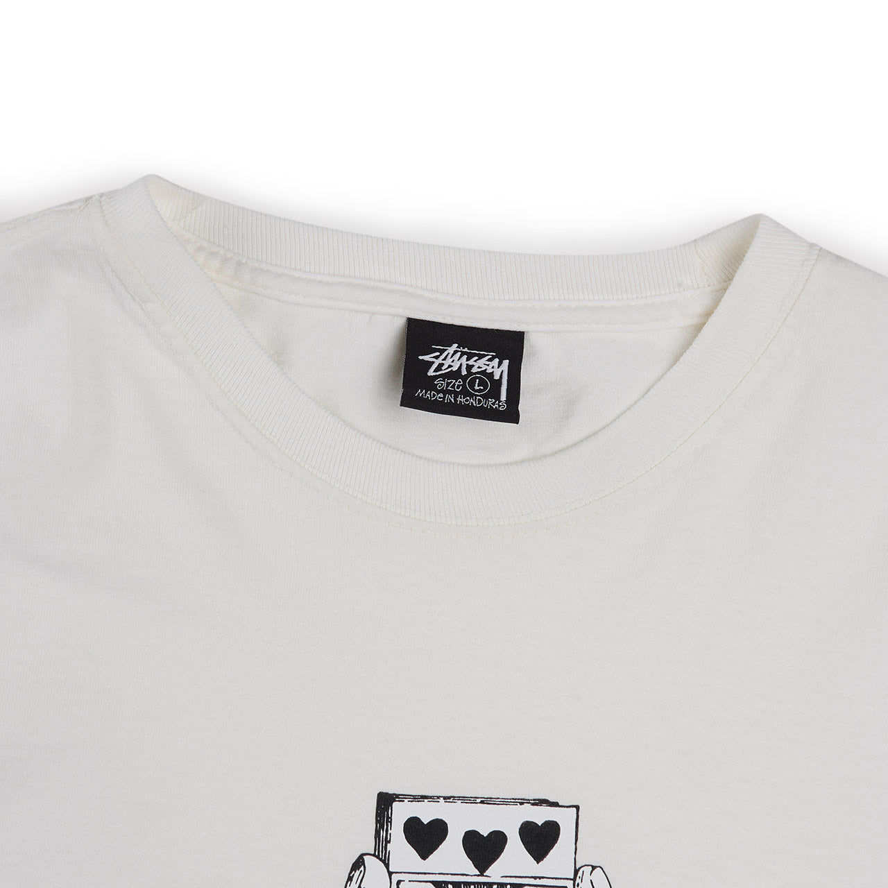 stüssy all bets off pigment dyed t-shirt (natural)