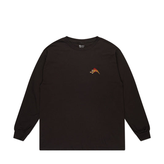 wacko maria x tim lehi crew neck long sleeve t-shirt type-1 (black)