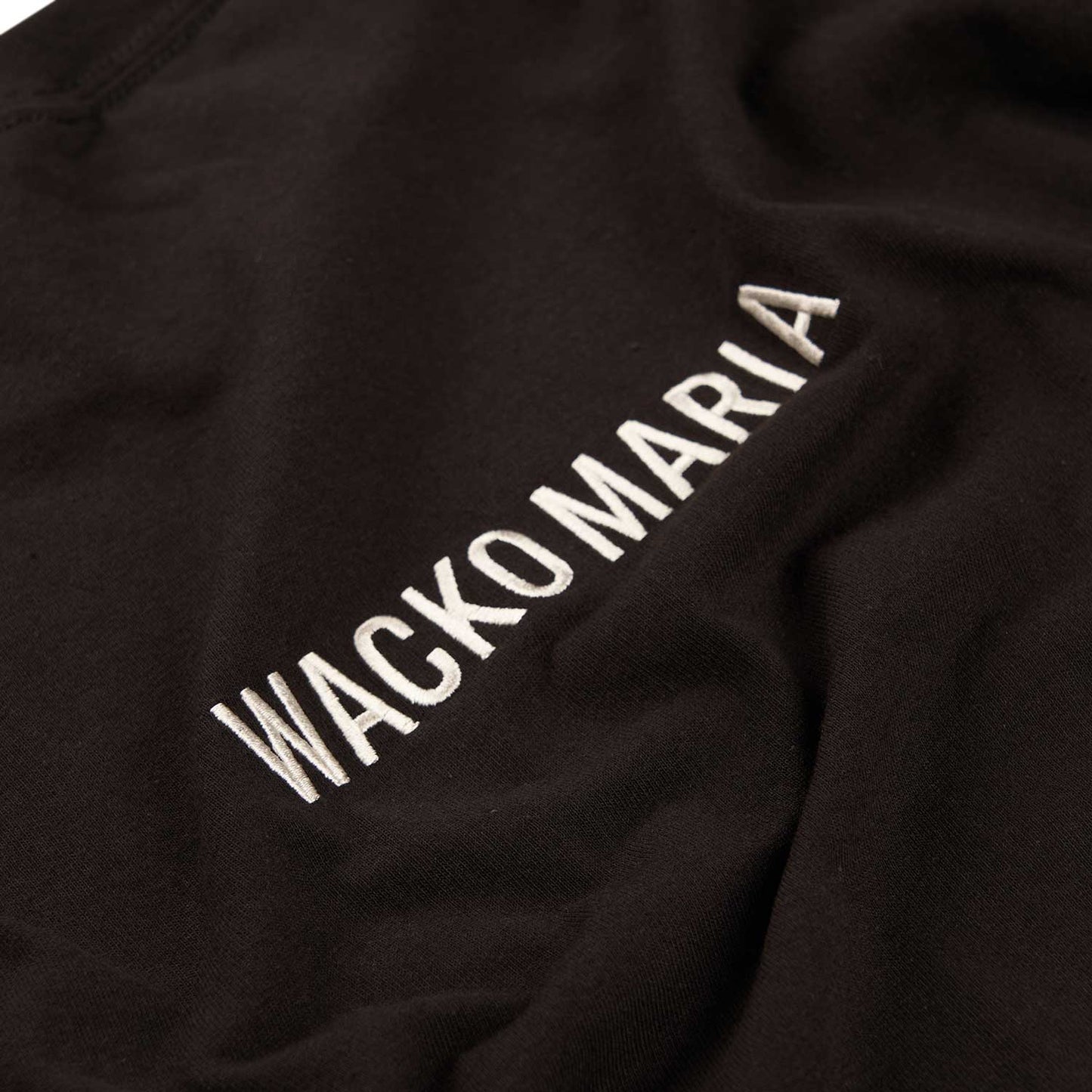 wacko maria x tim lehi crew neck long sleeve t-shirt type-1 (black)