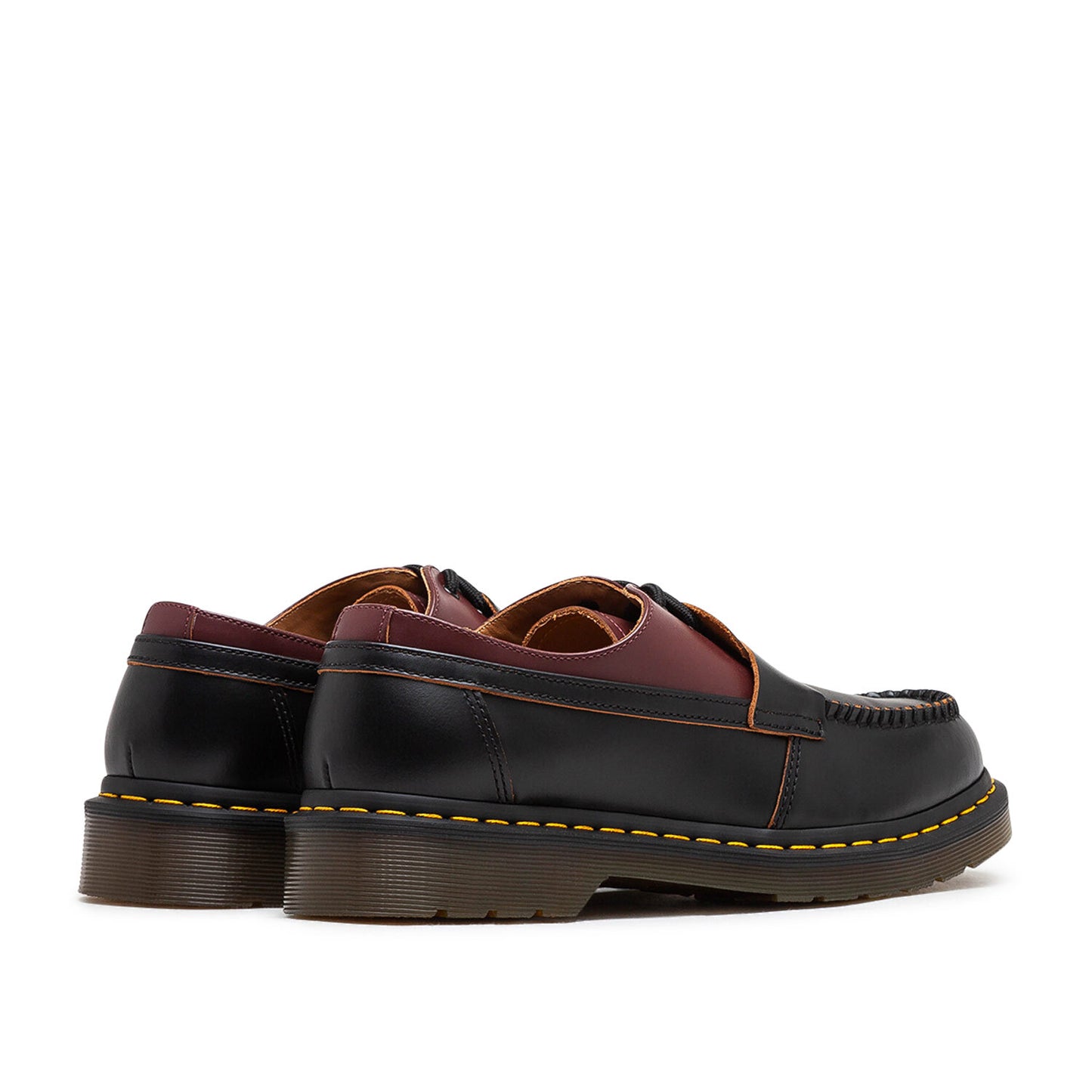 dr martens x mm6 1461 penton mashup (black / red)