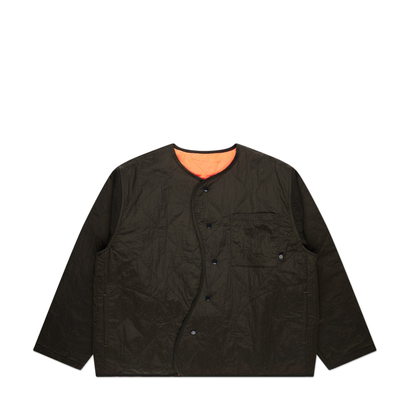 perks and mini blur the lines reversible liner jacket (dark olive)