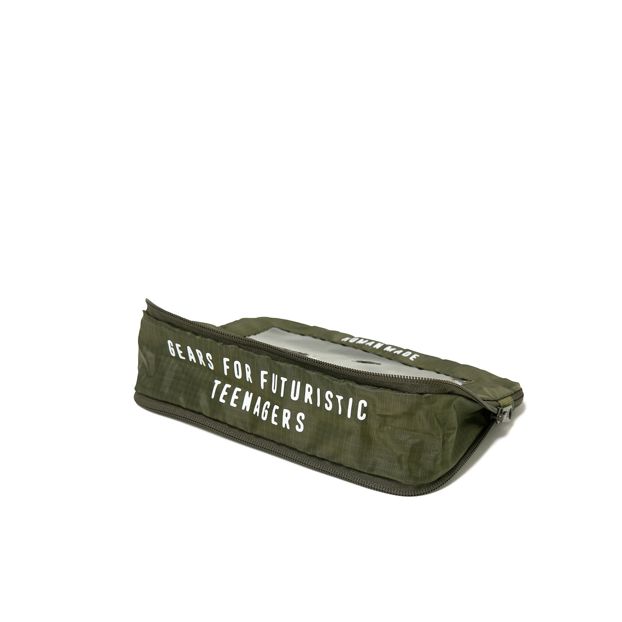 human made travel case medium (olive drab)