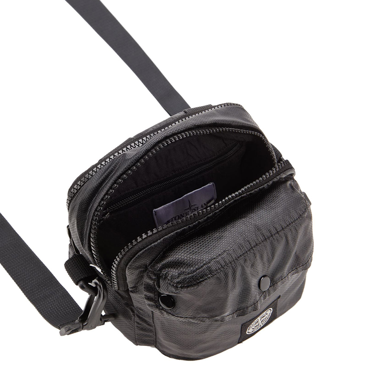 stone island shoulder bag (black) - a.plus