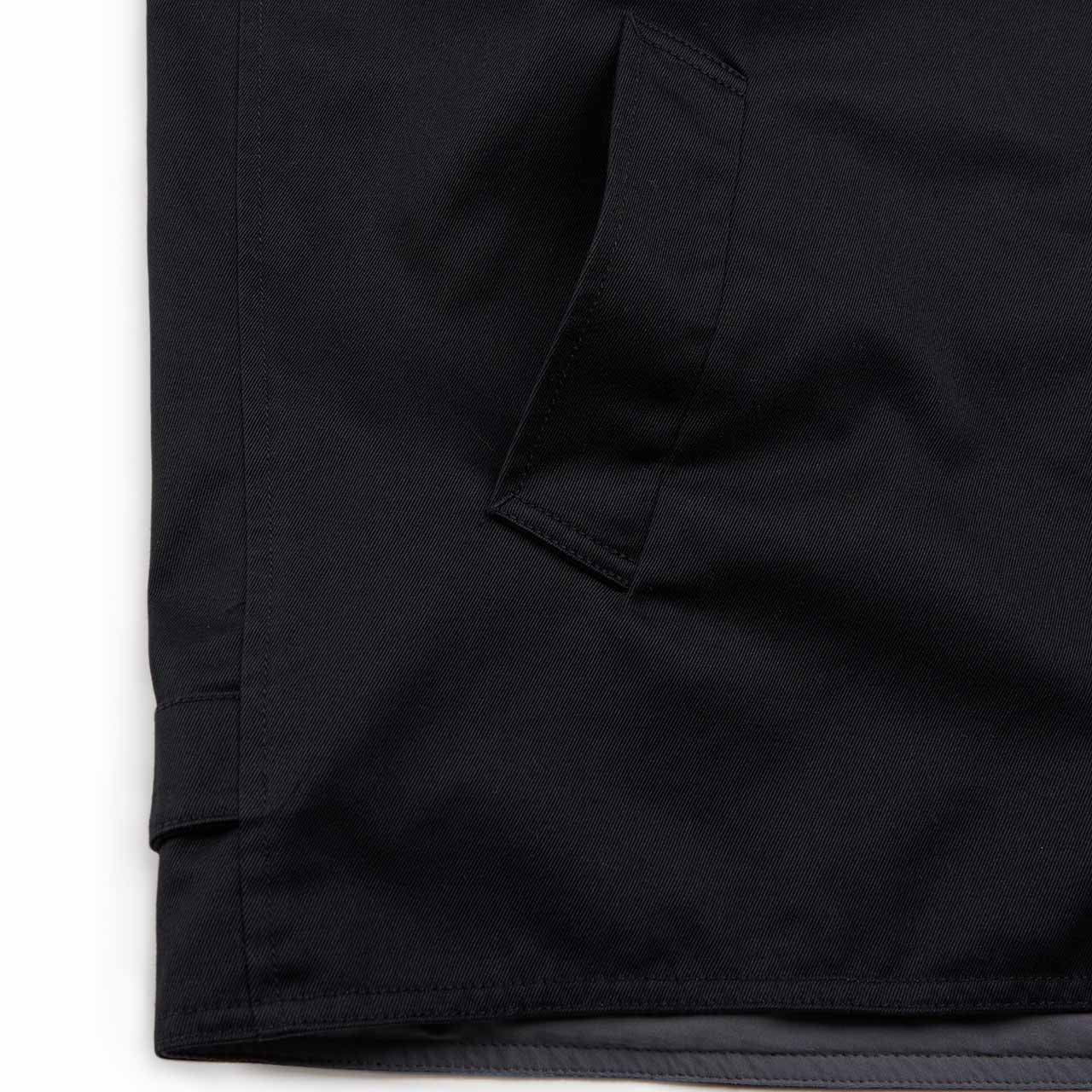nanamica gore-tex infinium chino crew jacket (black) - a.plus