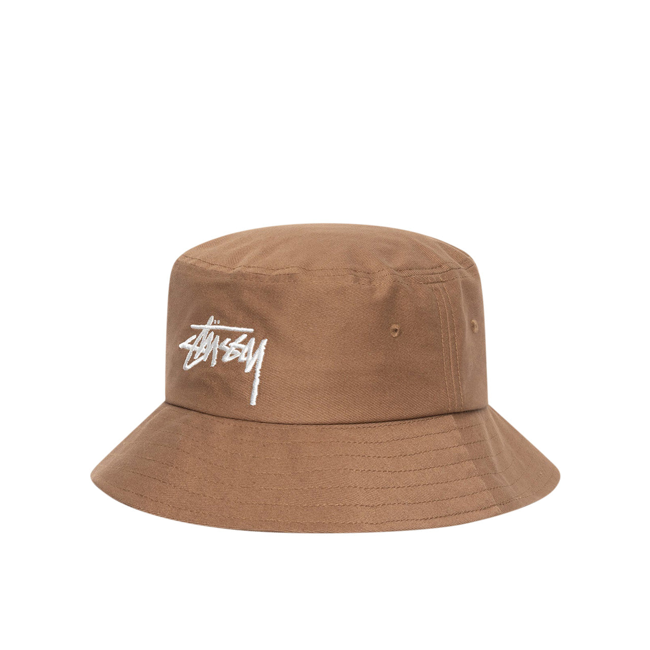 stüssy big stock bucket hat (tan) - a.plus