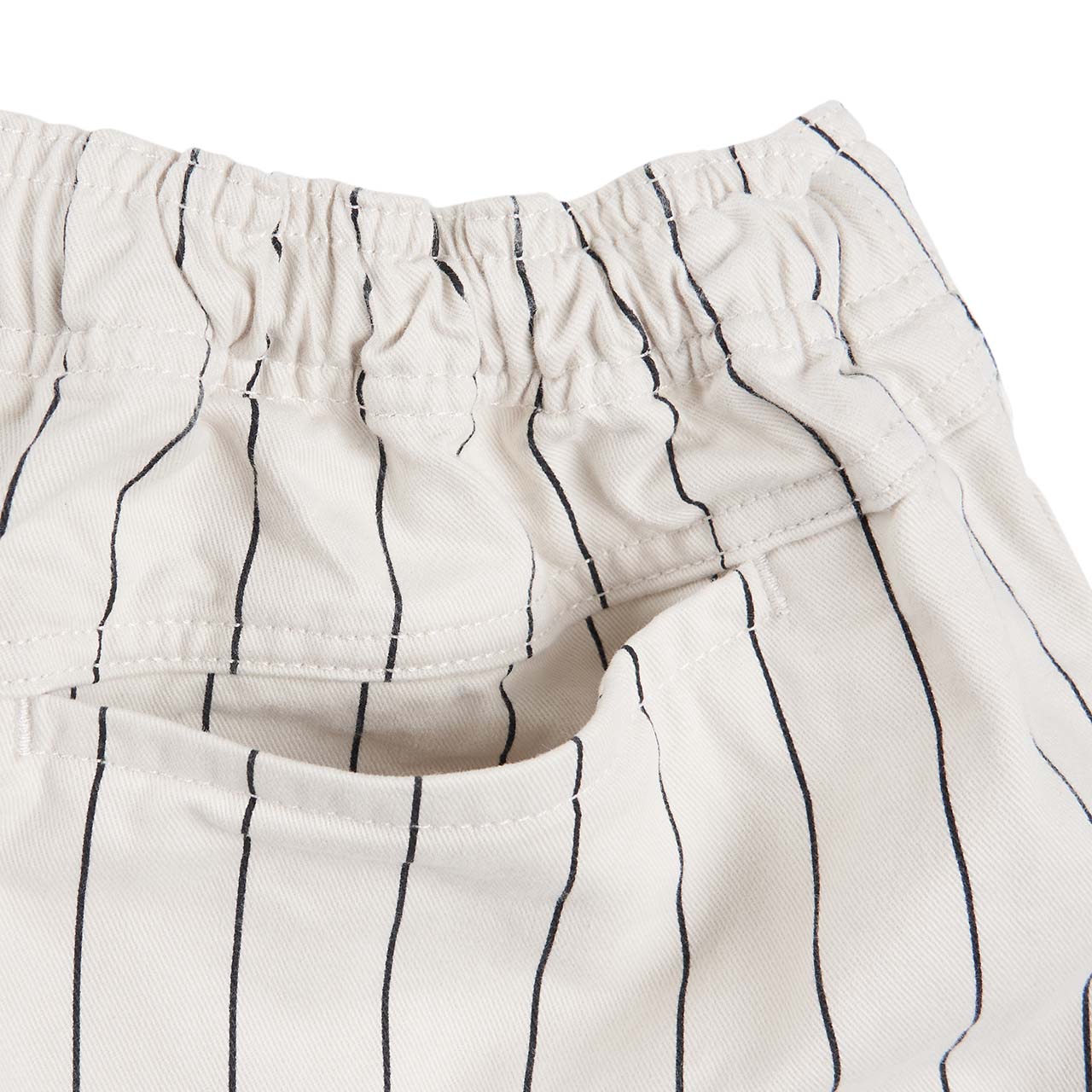 stüssy brushed beach short (bone stripe) - a.plus