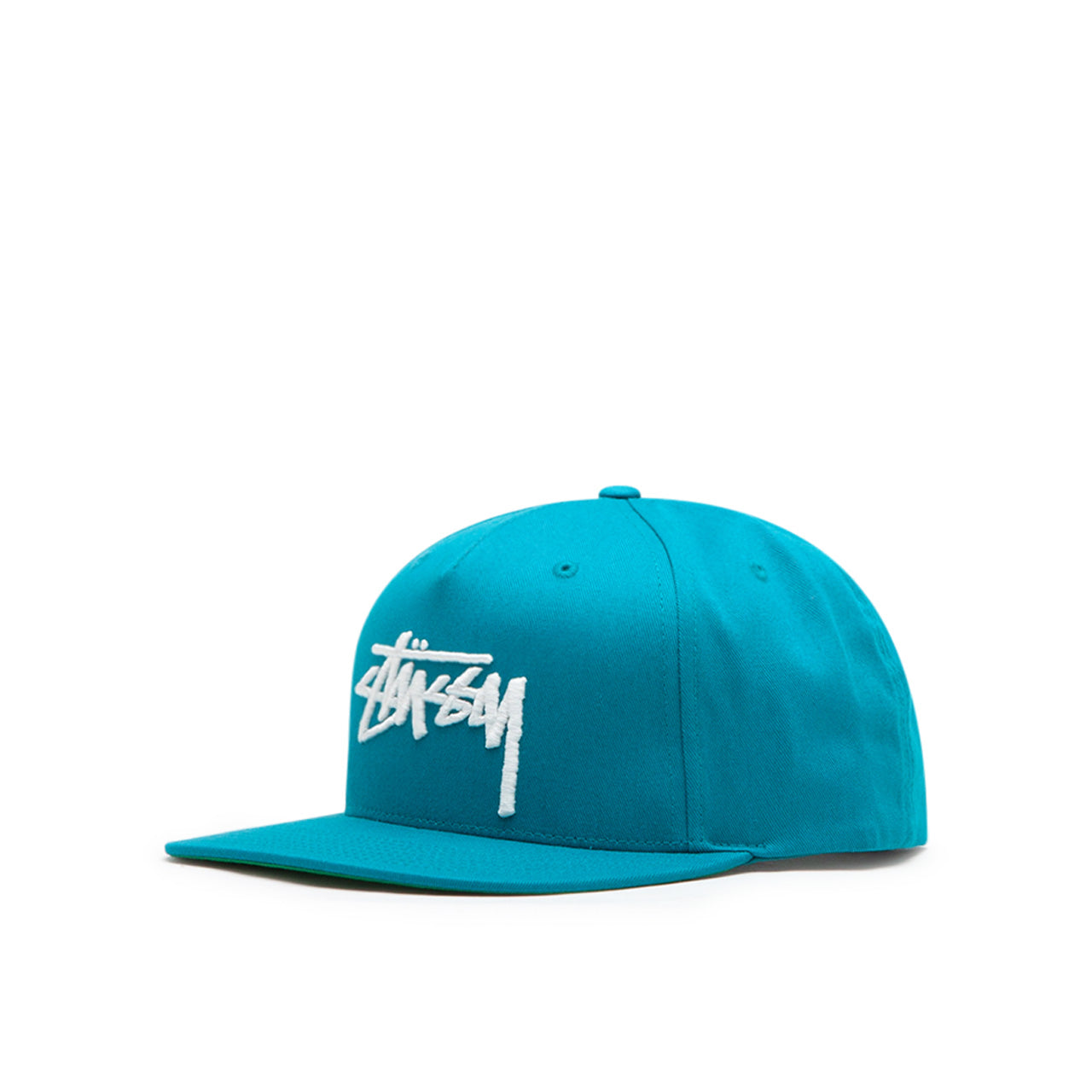 stüssy big stock point crown cap (emerald) - a.plus