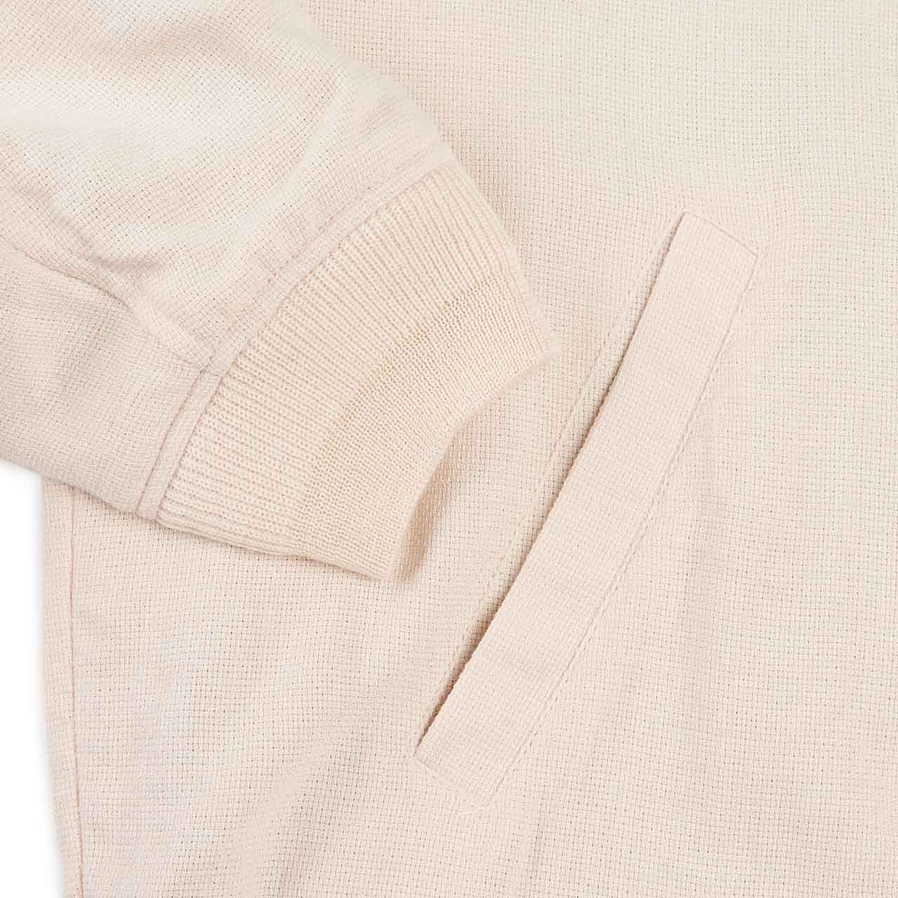 stüssy linen beach bomber (natural) - a.plus