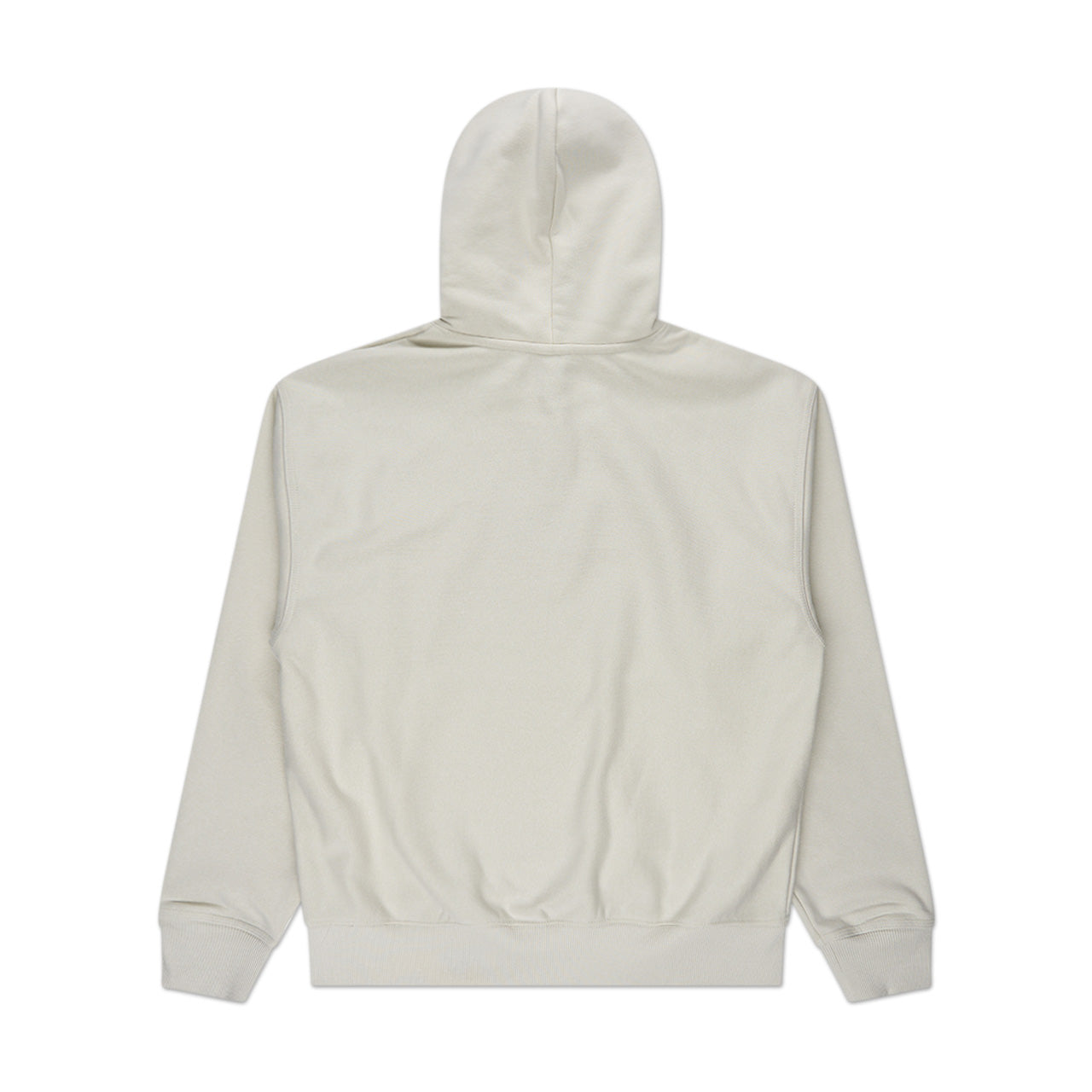 stüssy stock logo applique hoodie (stone) - a.plus