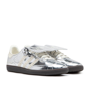 adidas x wales bonner samba (silver metallic / cream white / grey one) - a.plus