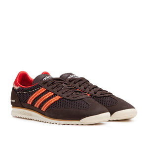 adidas x wales bonner sl72 knit (dark brown / collegiate orange / scarlet) - a.plus