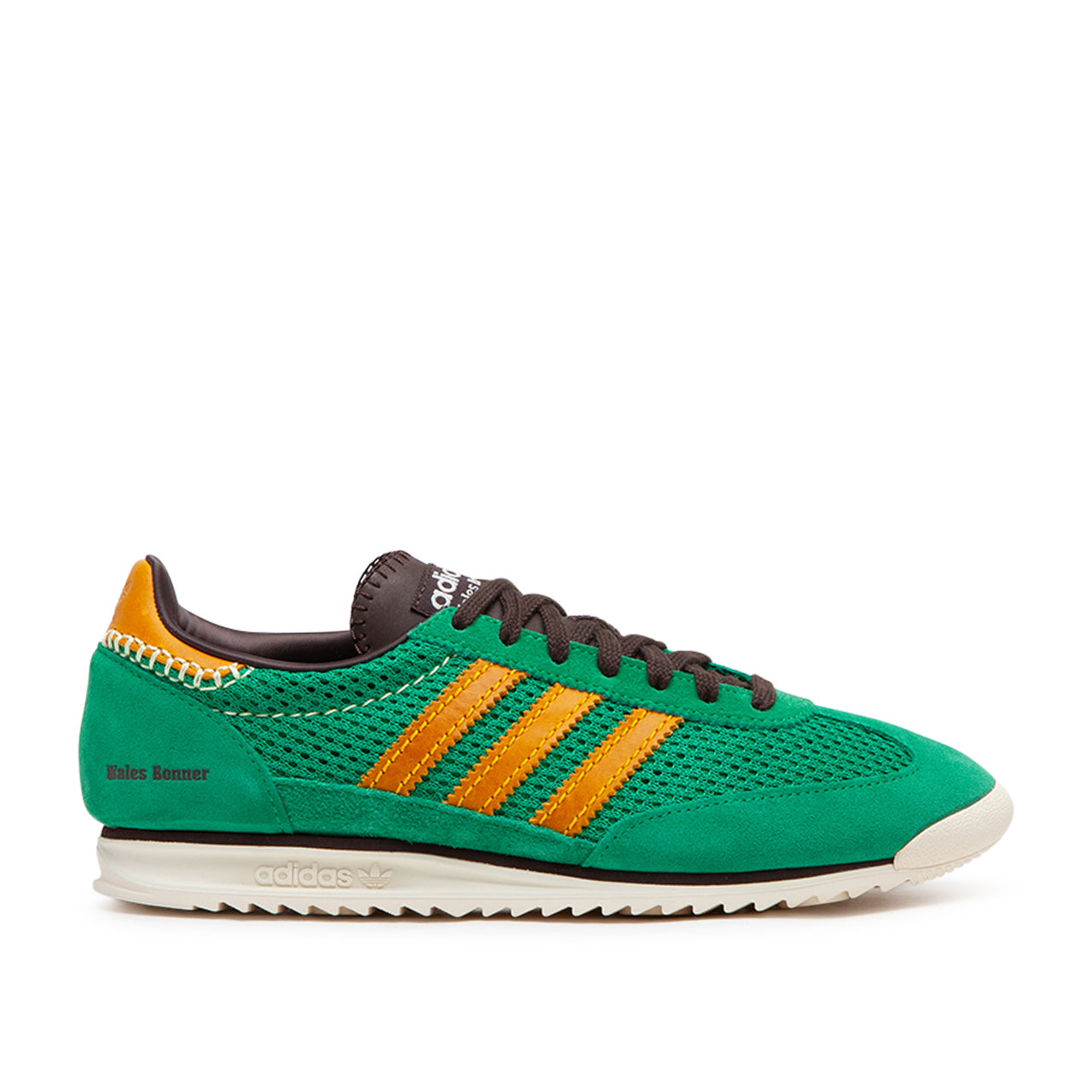 adidas x wales bonner sl72 knit (team green / collegiate gold / dark brown) - a.plus