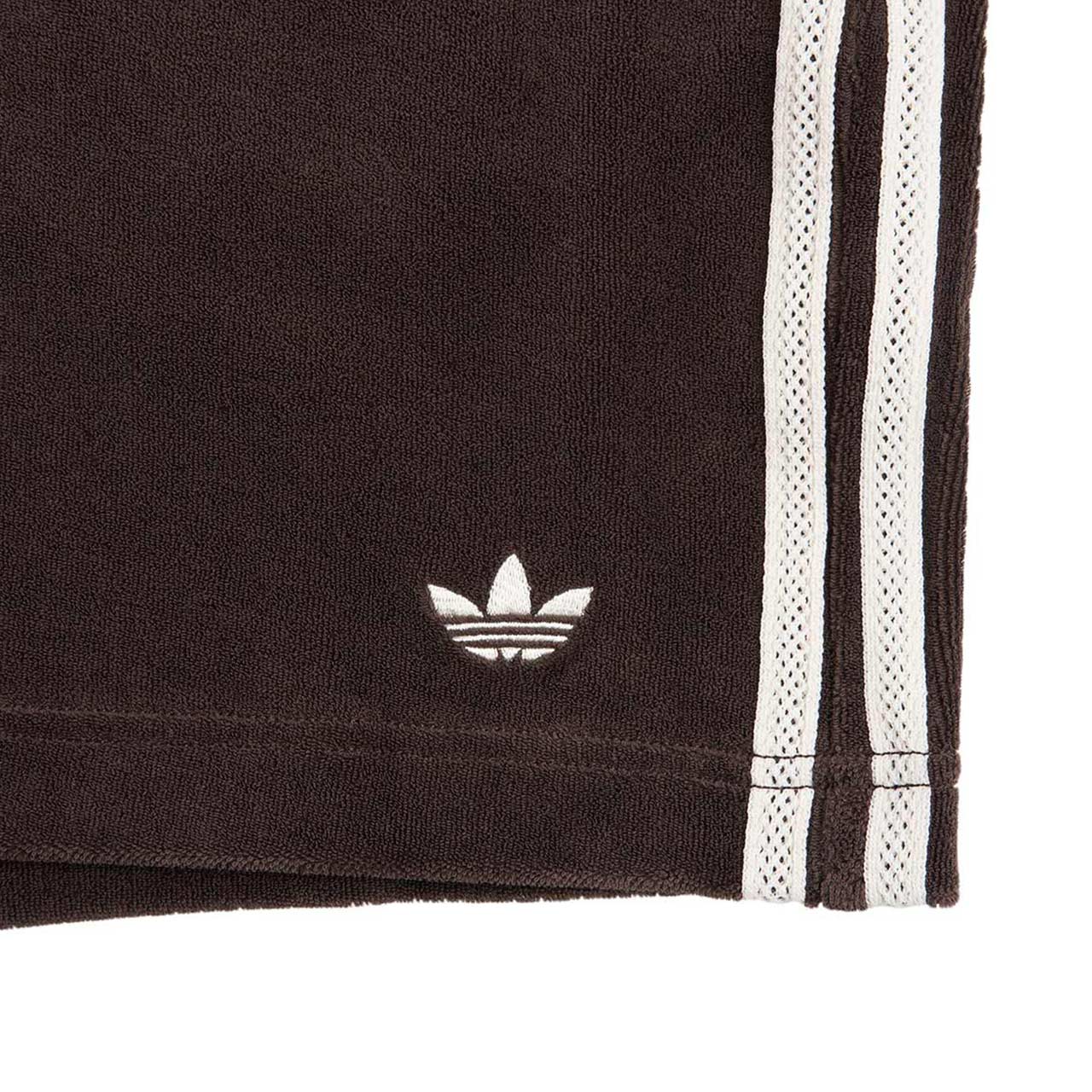 adidas x wales bonner towel shorts (brown) - a.plus