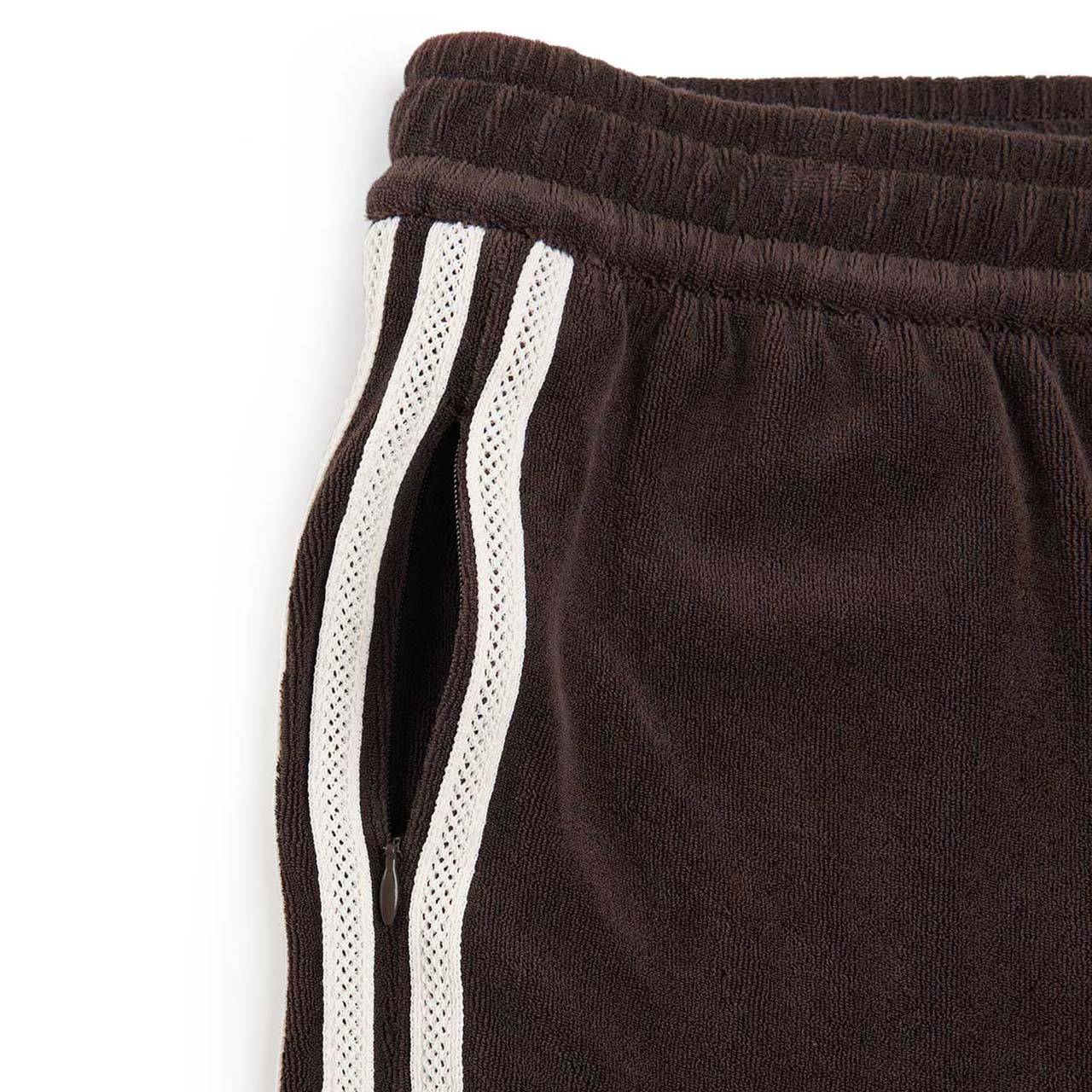 adidas x wales bonner towel shorts (brown) - a.plus