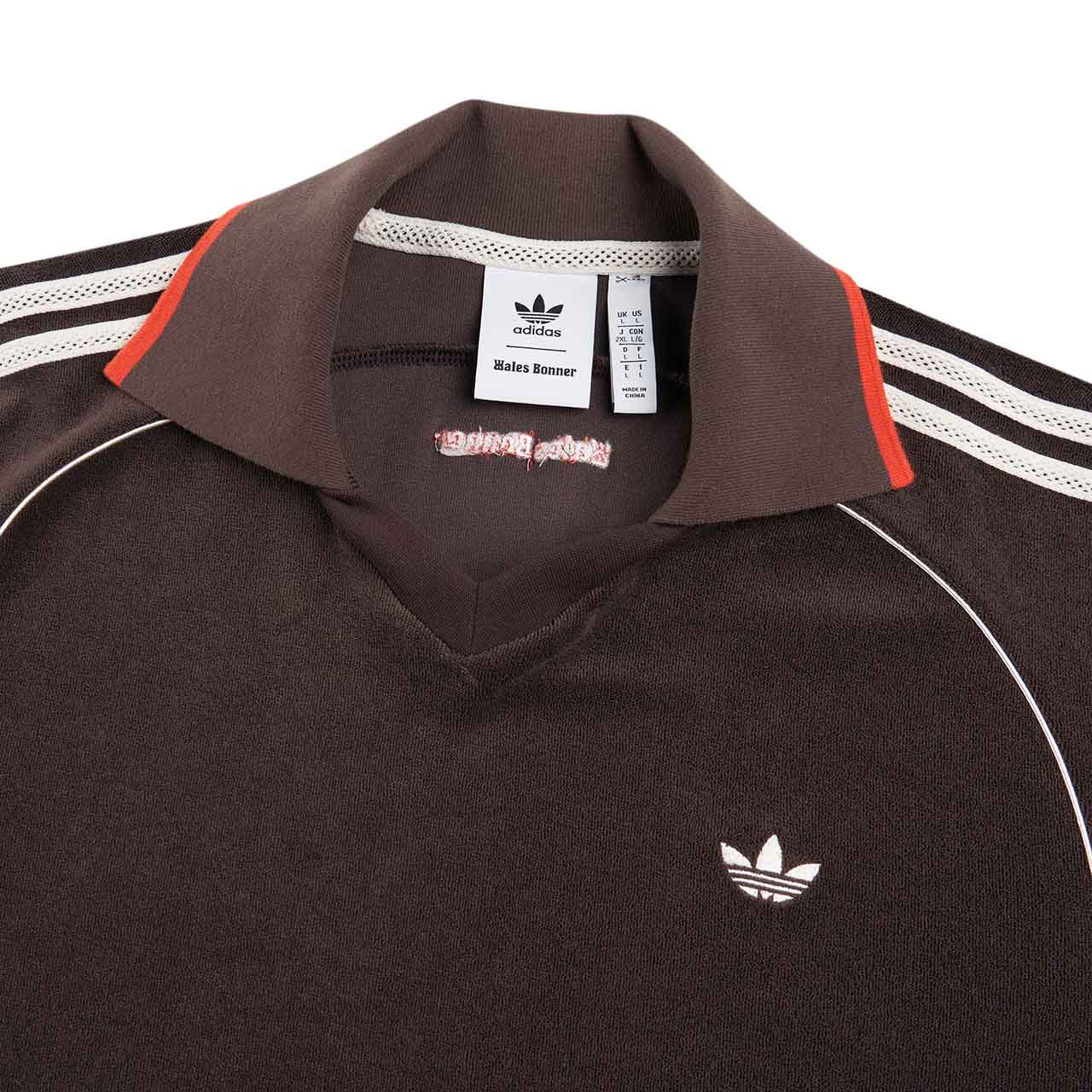 adidas x wales bonner towel longsleeve (brown) - a.plus