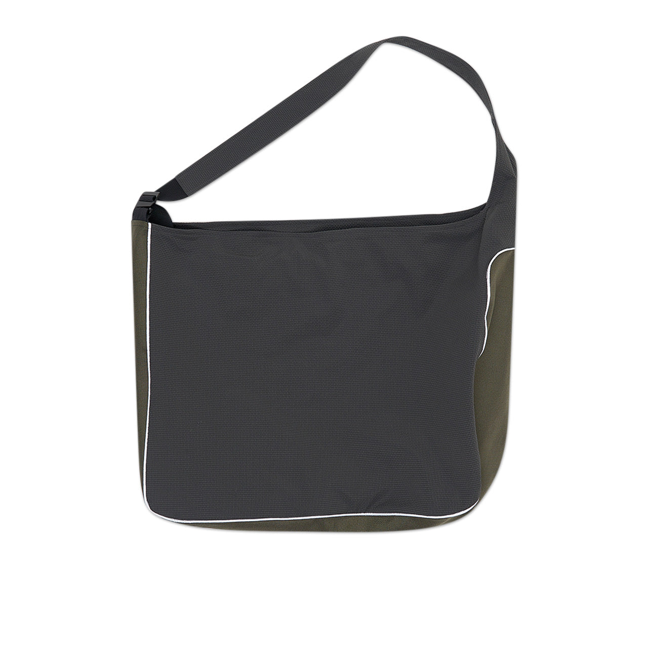 affxwrks panel bag (grey seersucker) - a.plus