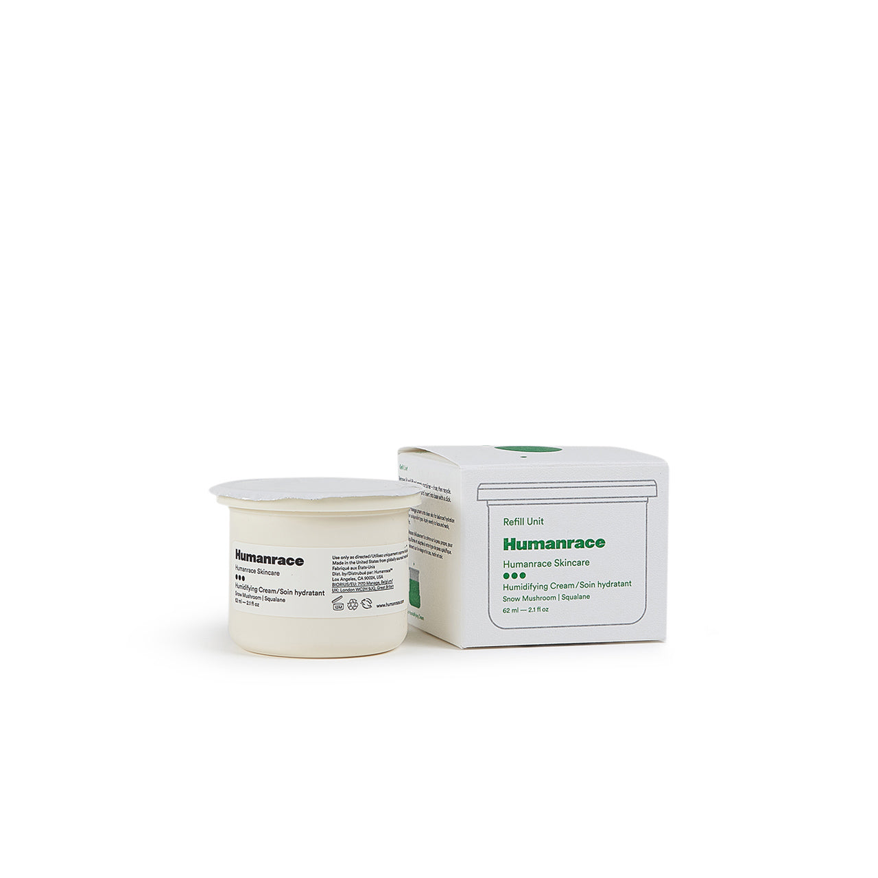 humanrace humidifying face cream refill - a.plus