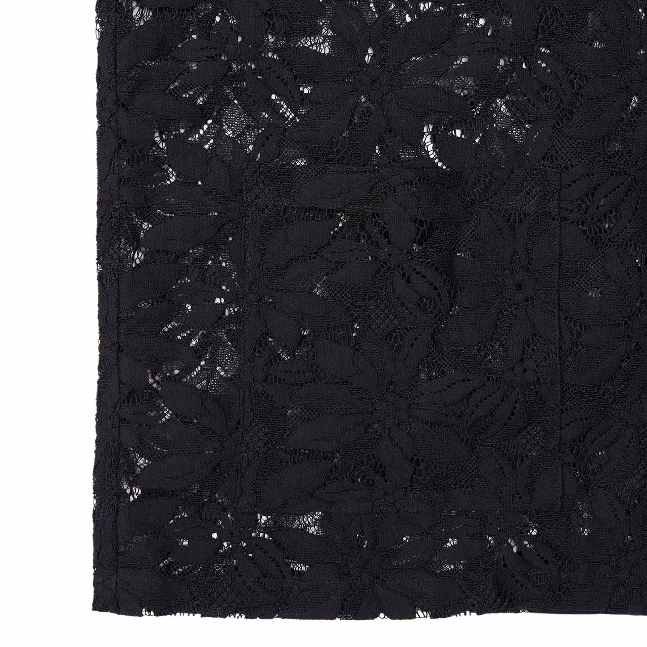 needles cabana lace shirt (black) - a.plus