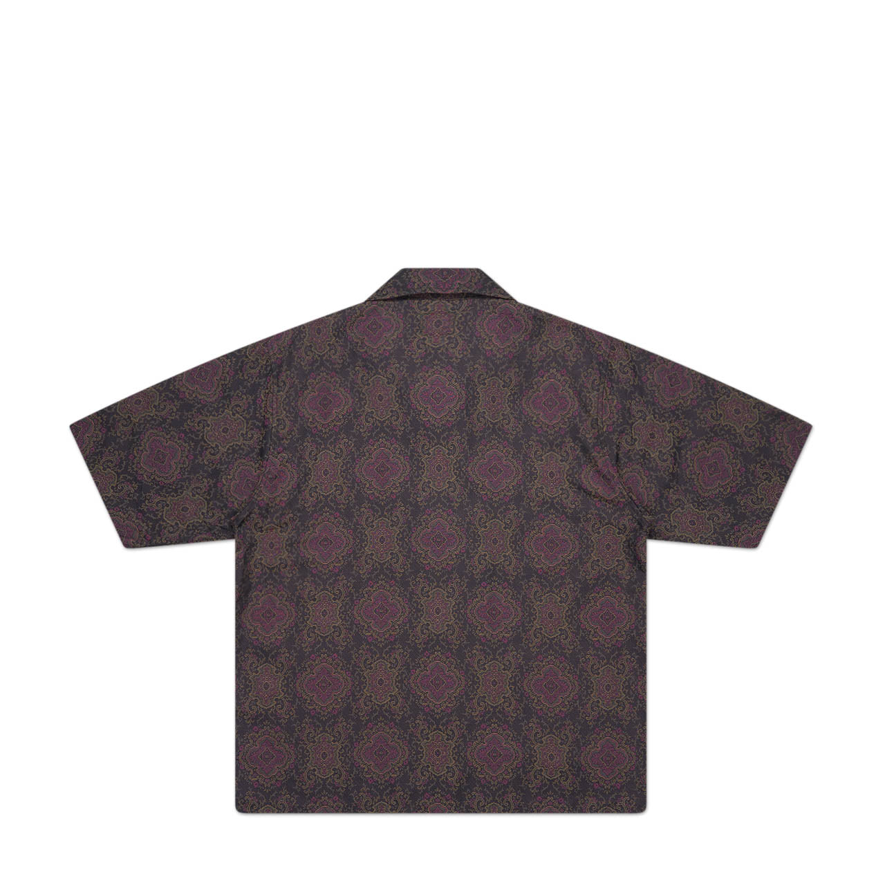 needles arabesque jacquard cabana shirt (black / pink) - a.plus