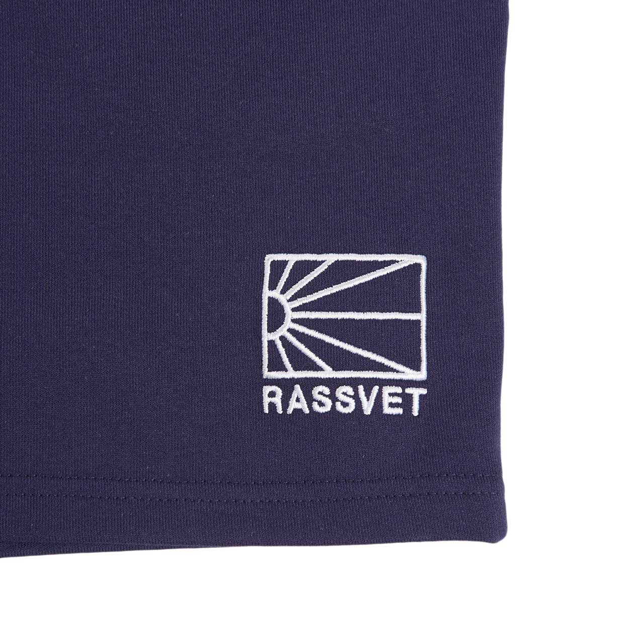 rassvet logo shorts knit (navy) - a.plus