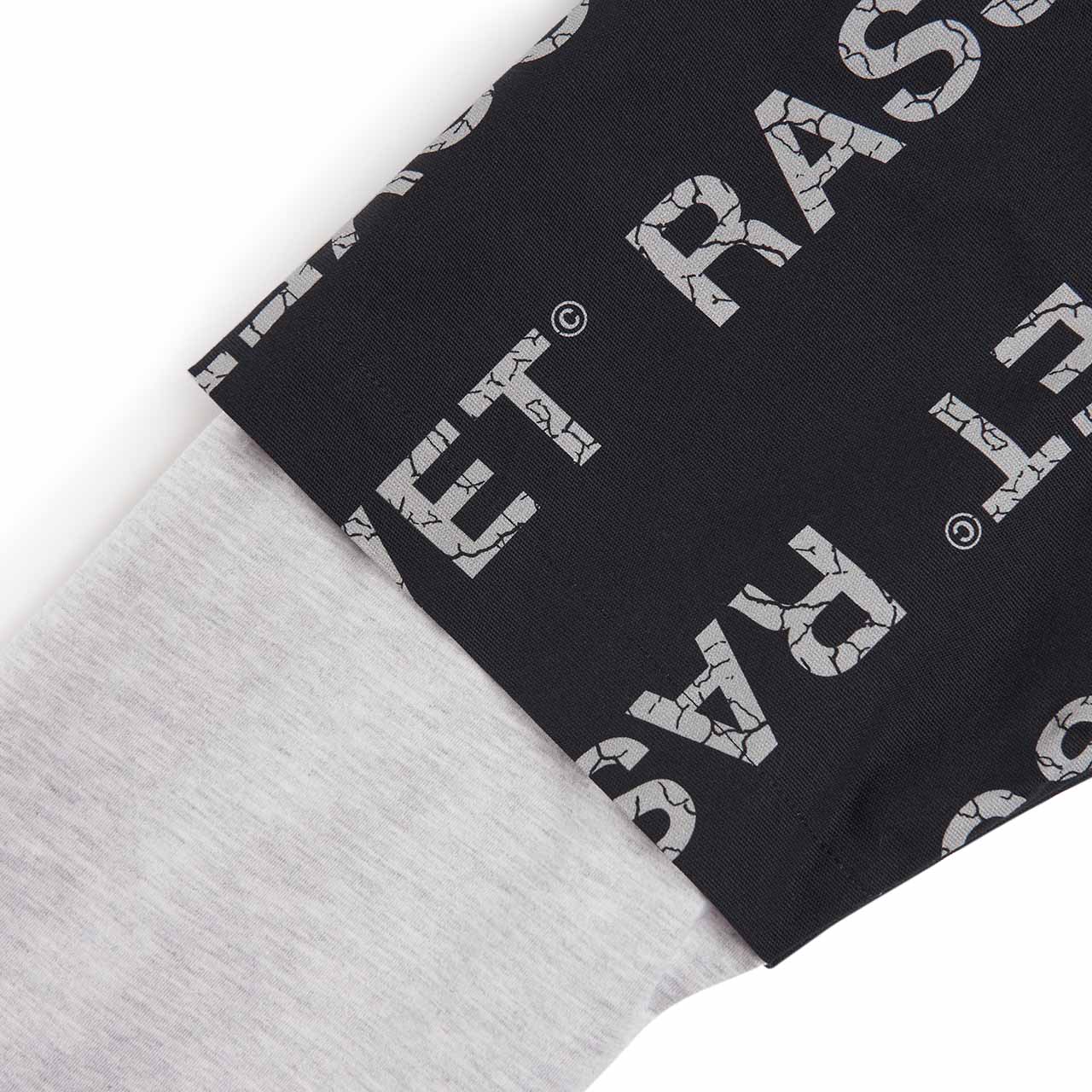 rassvet desert hybrid shirt woven knit (black) - a.plus