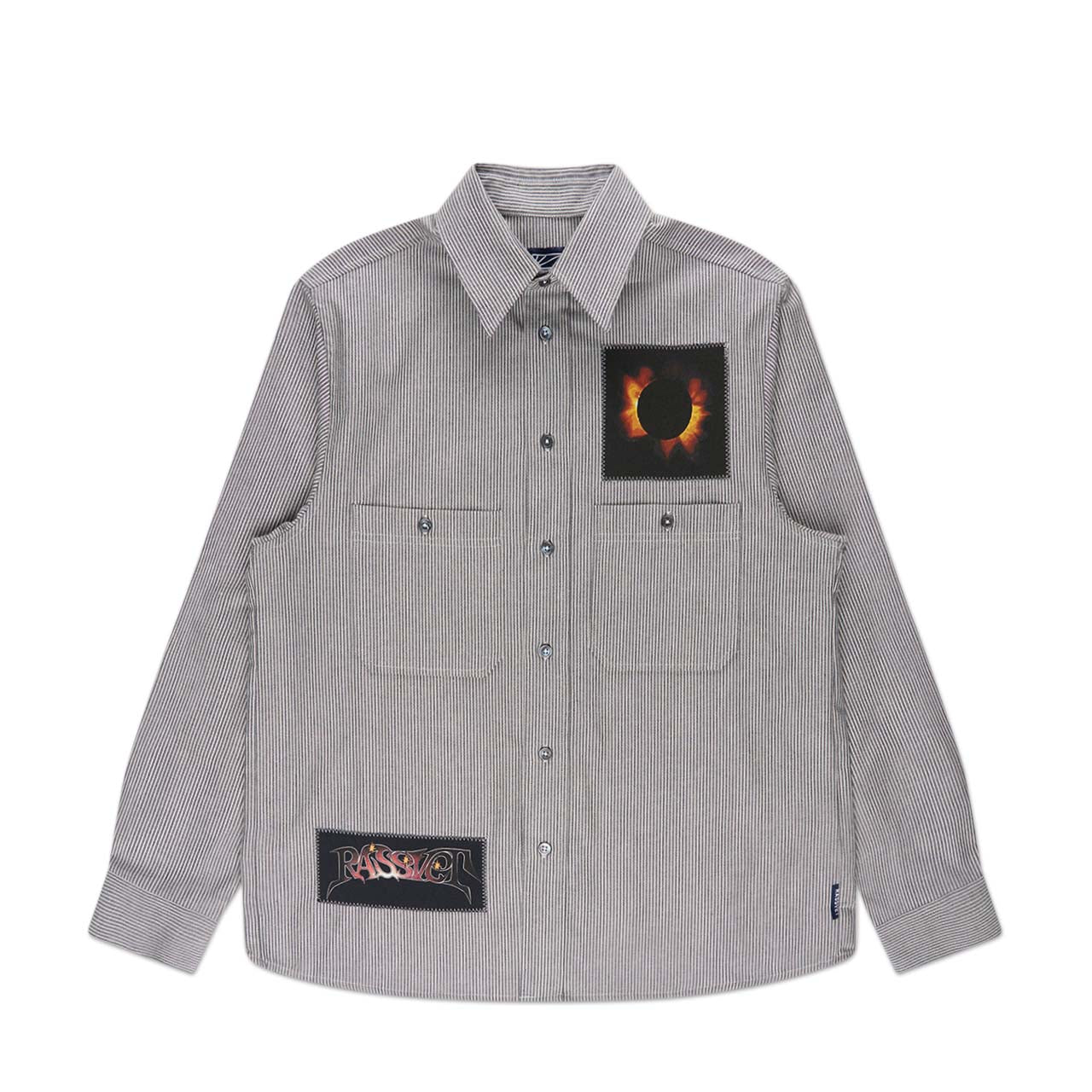 rassvet space shirt woven (black) - a.plus