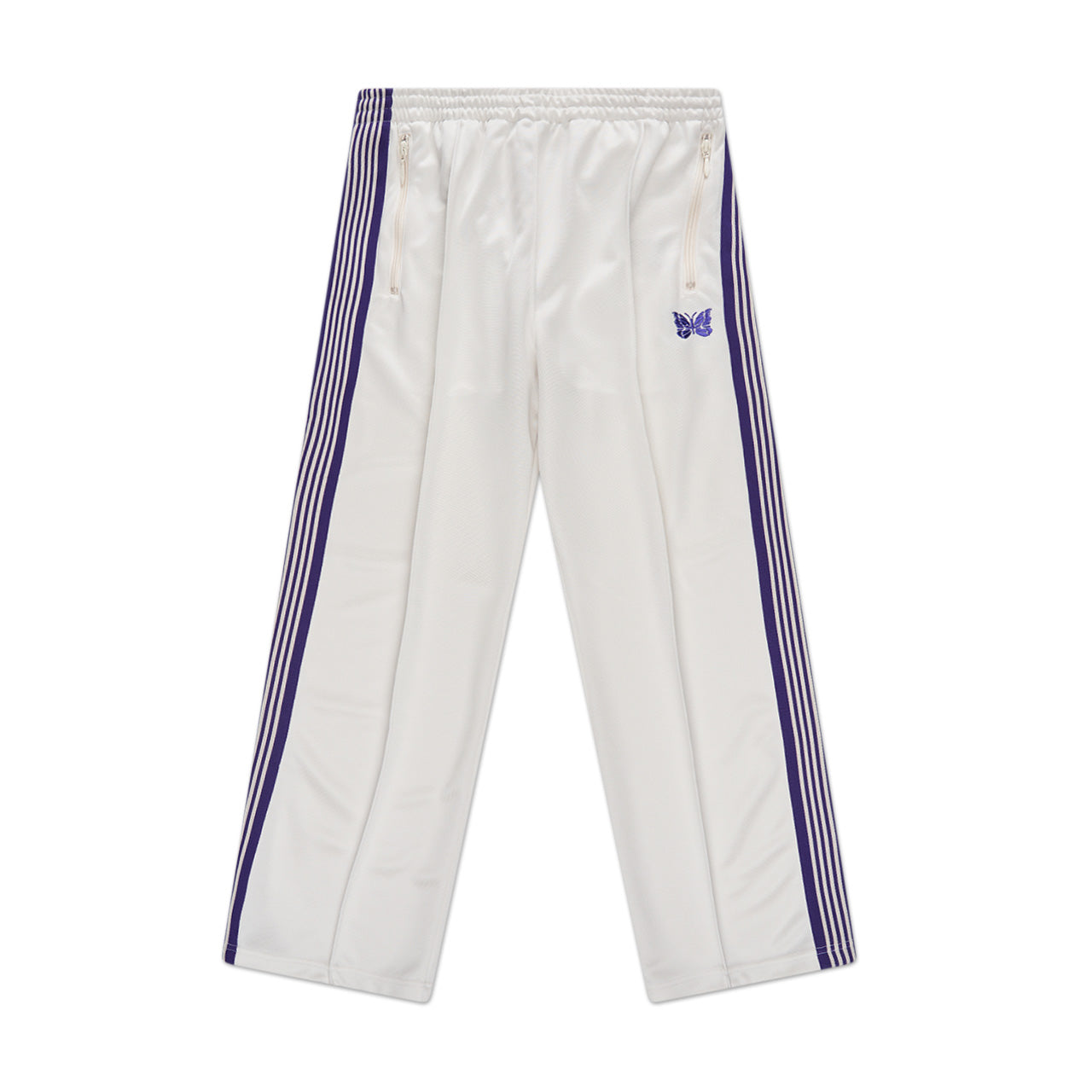 needles side stripe track pants (ice white) - a.plus