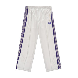 needles side stripe track pants (ice white) - a.plus