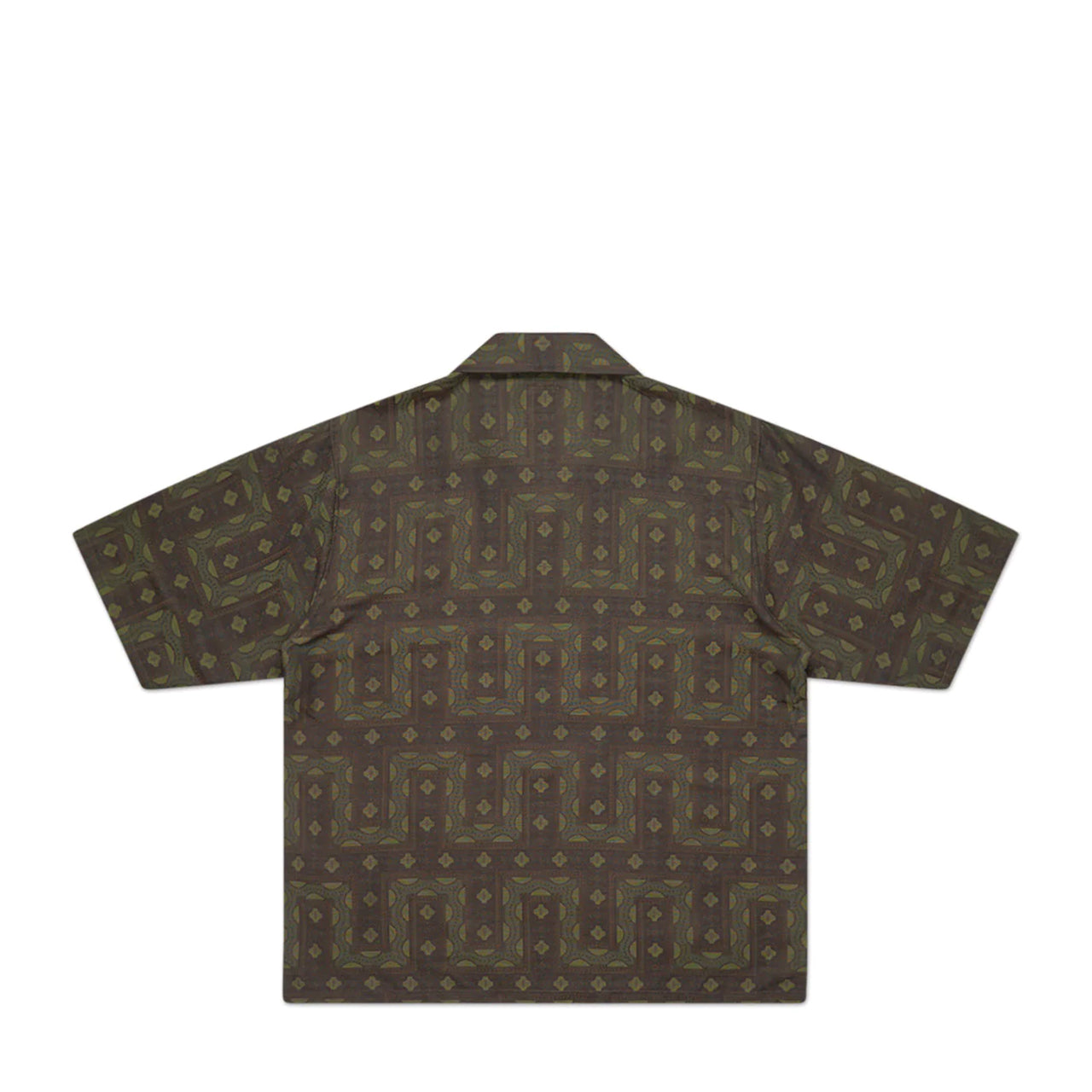 needles ethnic jacquard cabana shirt (olive) - a.plus