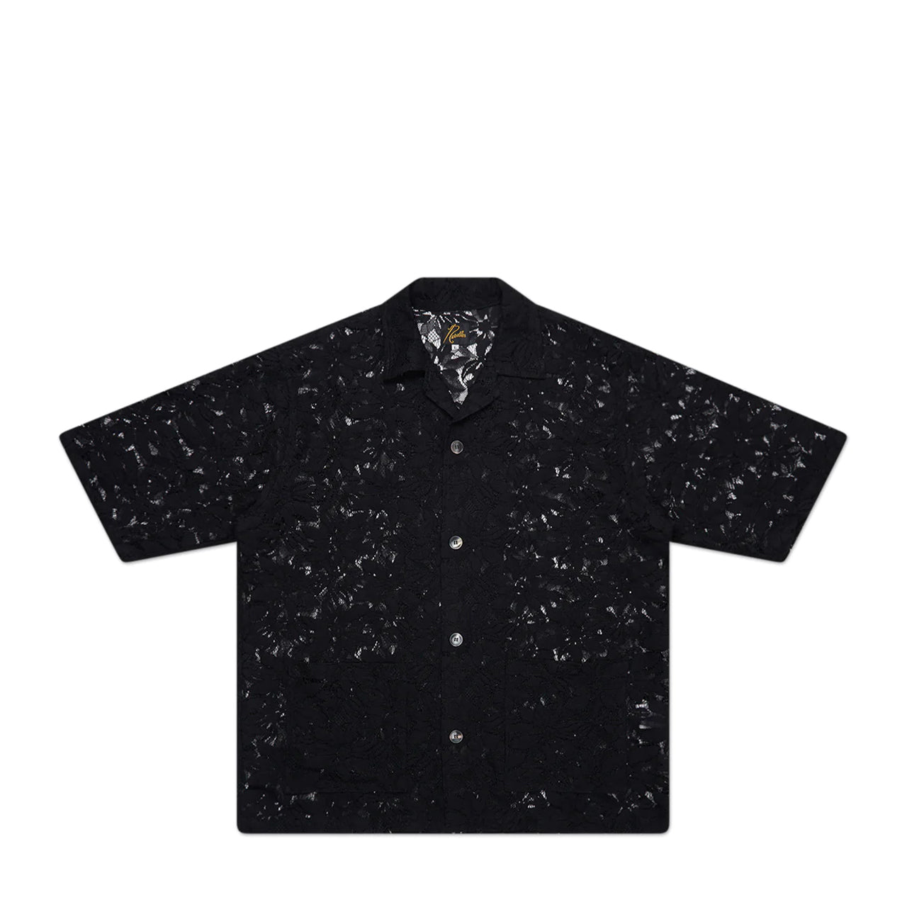 needles cabana lace shirt (black) - a.plus
