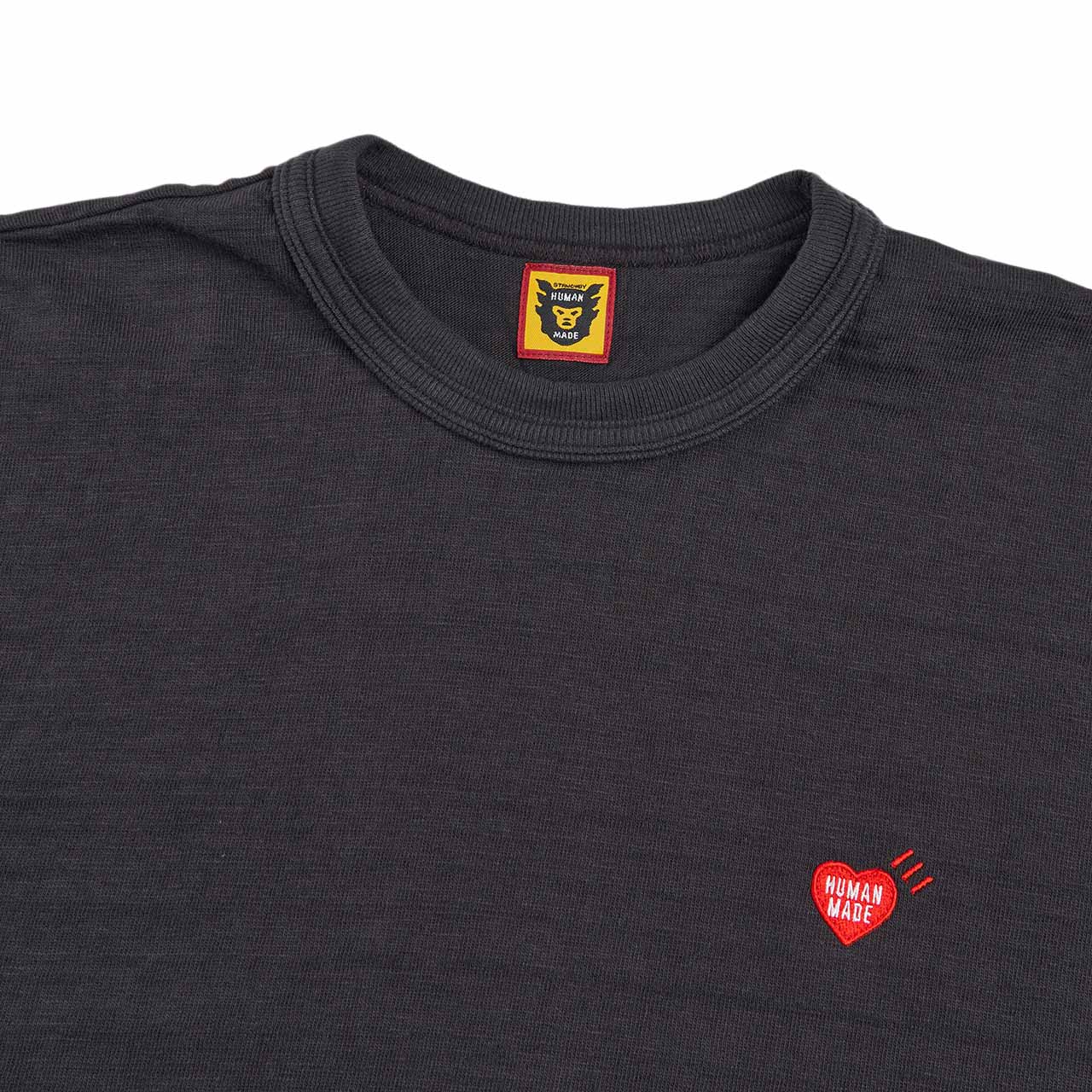 human made heart badge t-shirt (black) - a.plus