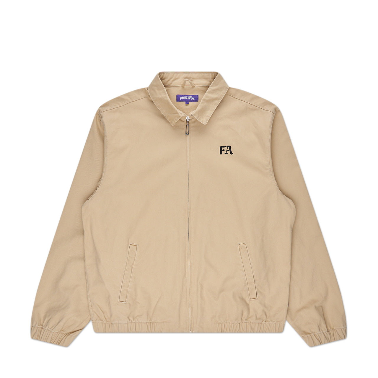 fucking awesome we're doing great work jacket (khaki) - a.plus