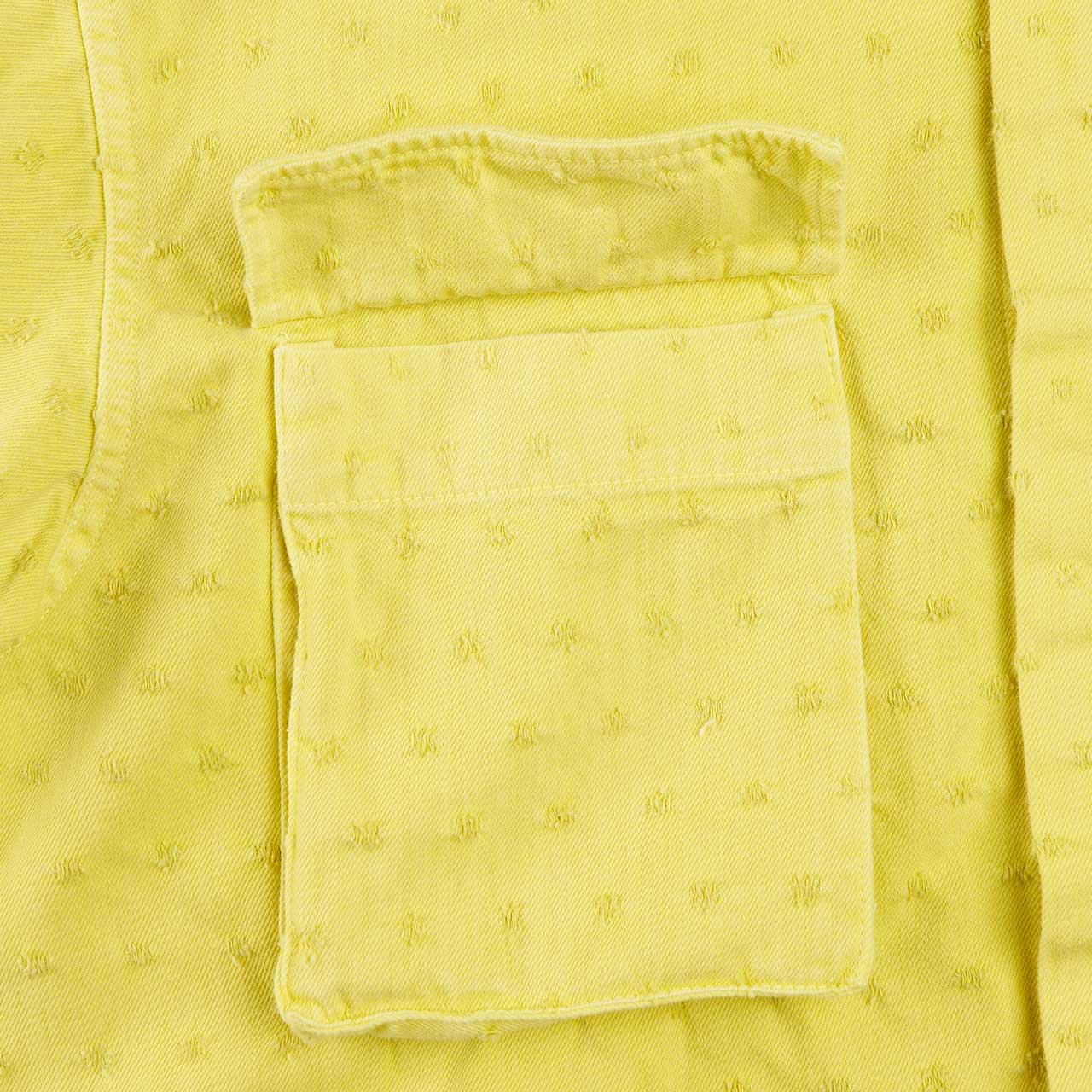 cav empt overdye maj dam shirt (yellow) - a.plus