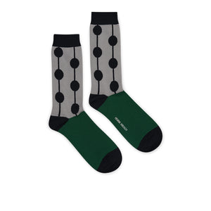 henrik vibskov bubble wool socks (off white black bubble) - a.plus
