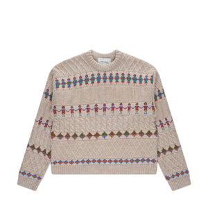 henrik vibskov cable jack knit sweat (beige) - a.plus