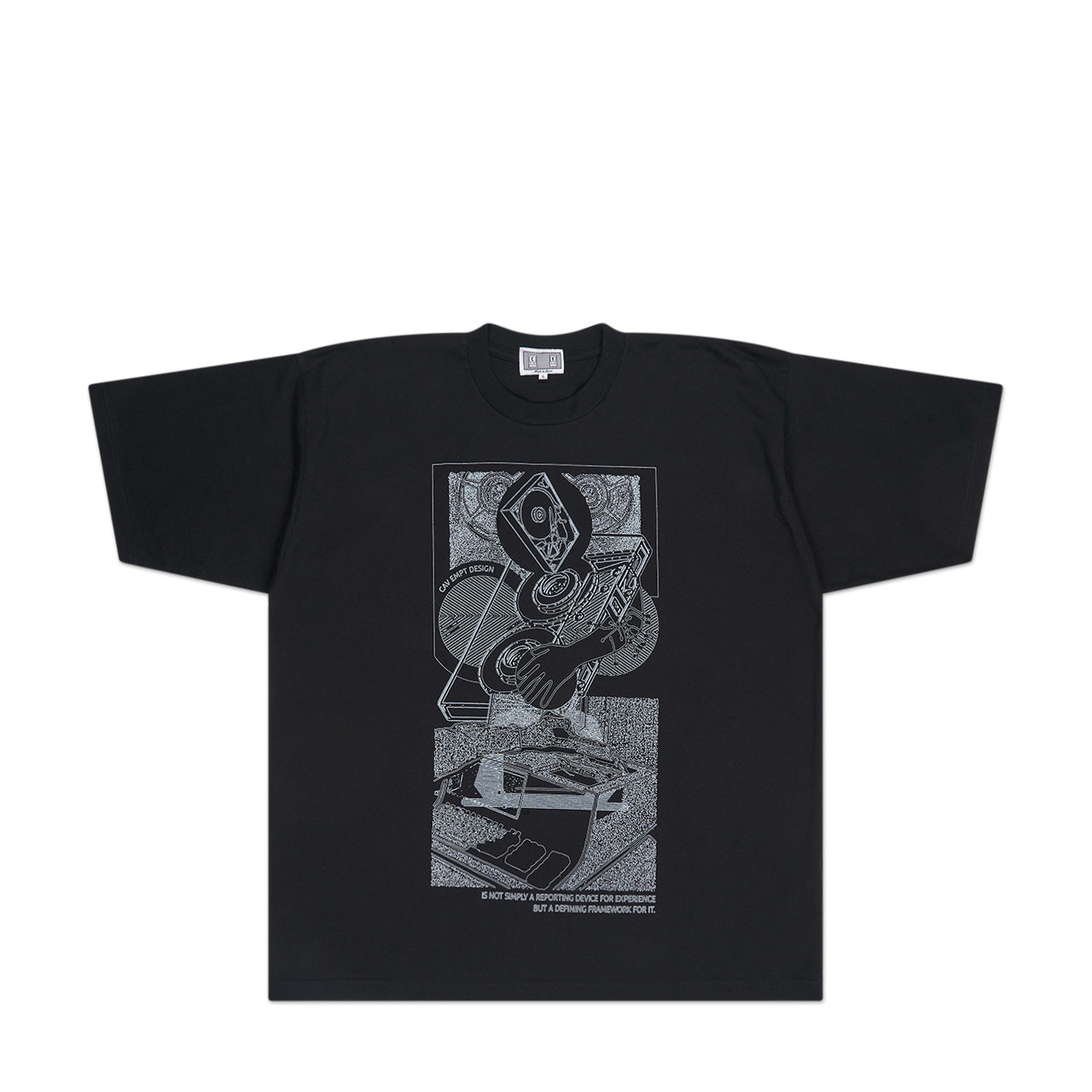 cav empt md experience device big t t-shirt (black) - a.plus