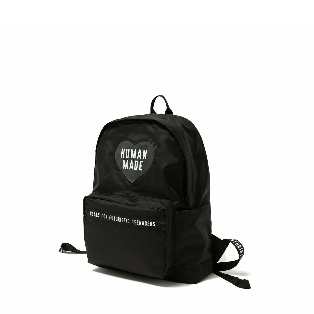 human made nylon heart backpack (black) - a.plus