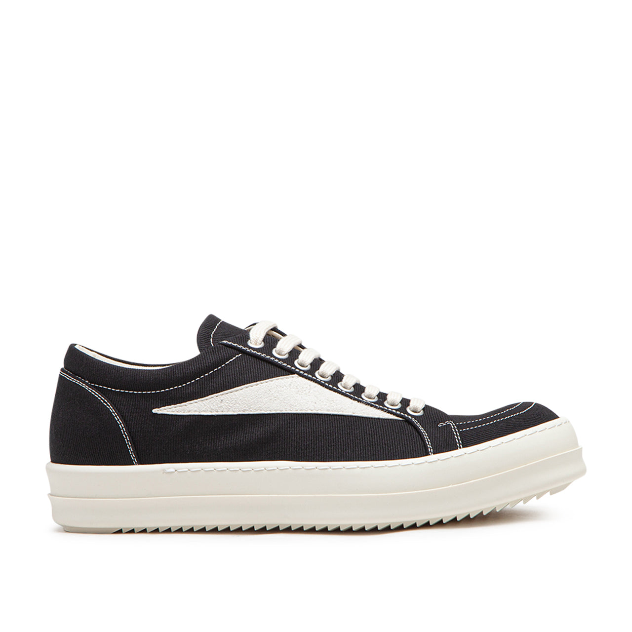 rick owens drkshdw luxor vintage low (black milk) - a.plus