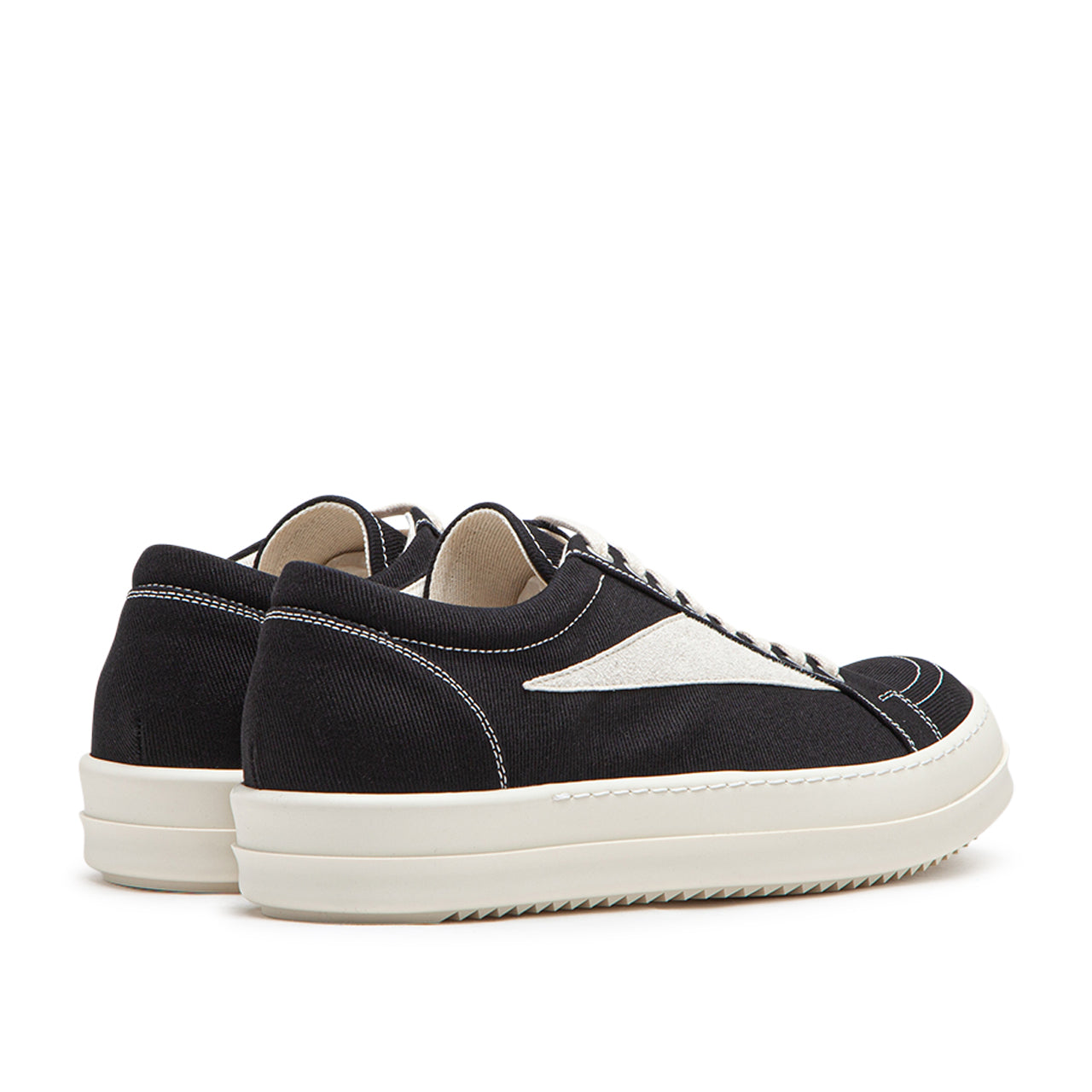 rick owens drkshdw luxor vintage low (black milk) - a.plus