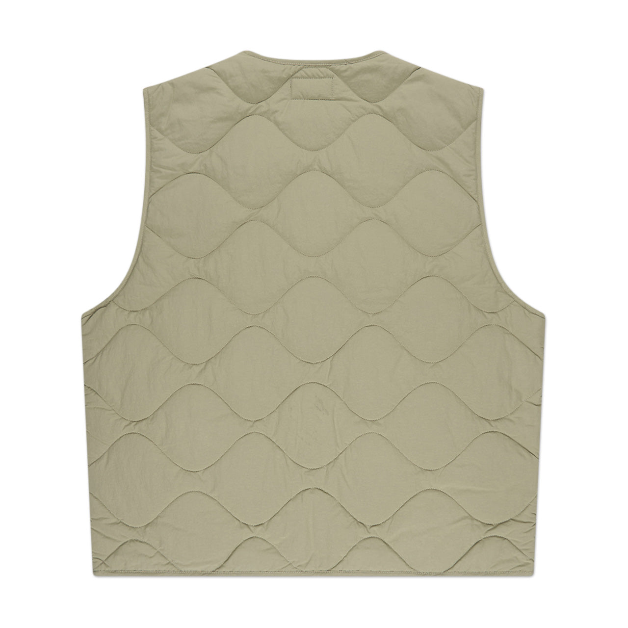 stüssy recycled nylon liner vest (coyote) - a.plus
