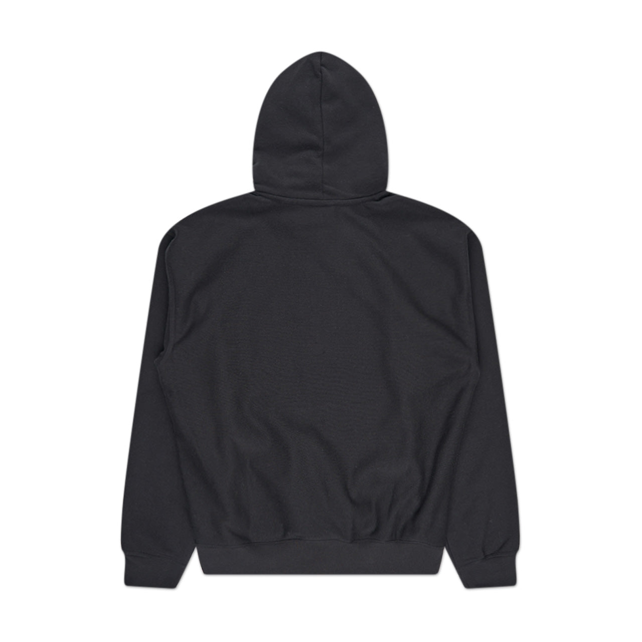 stüssy stock logo applique hoodie (black) - a.plus