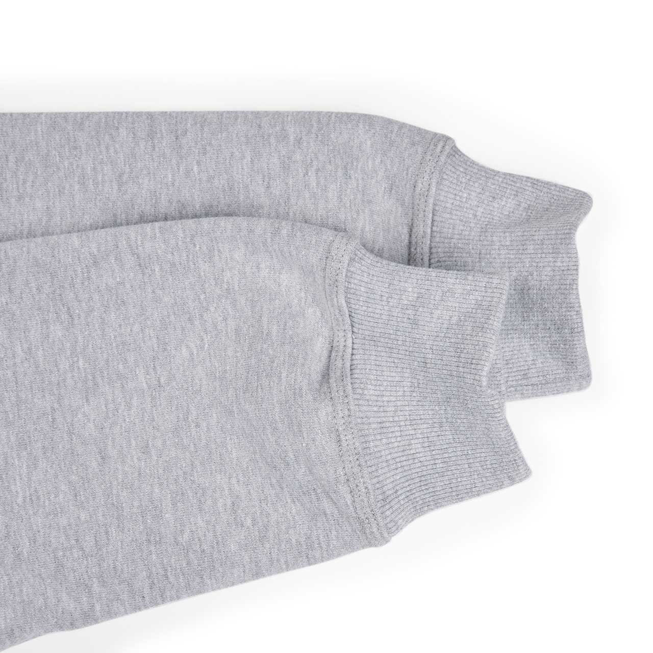 stüssy stock logo crew (grey heather) - a.plus