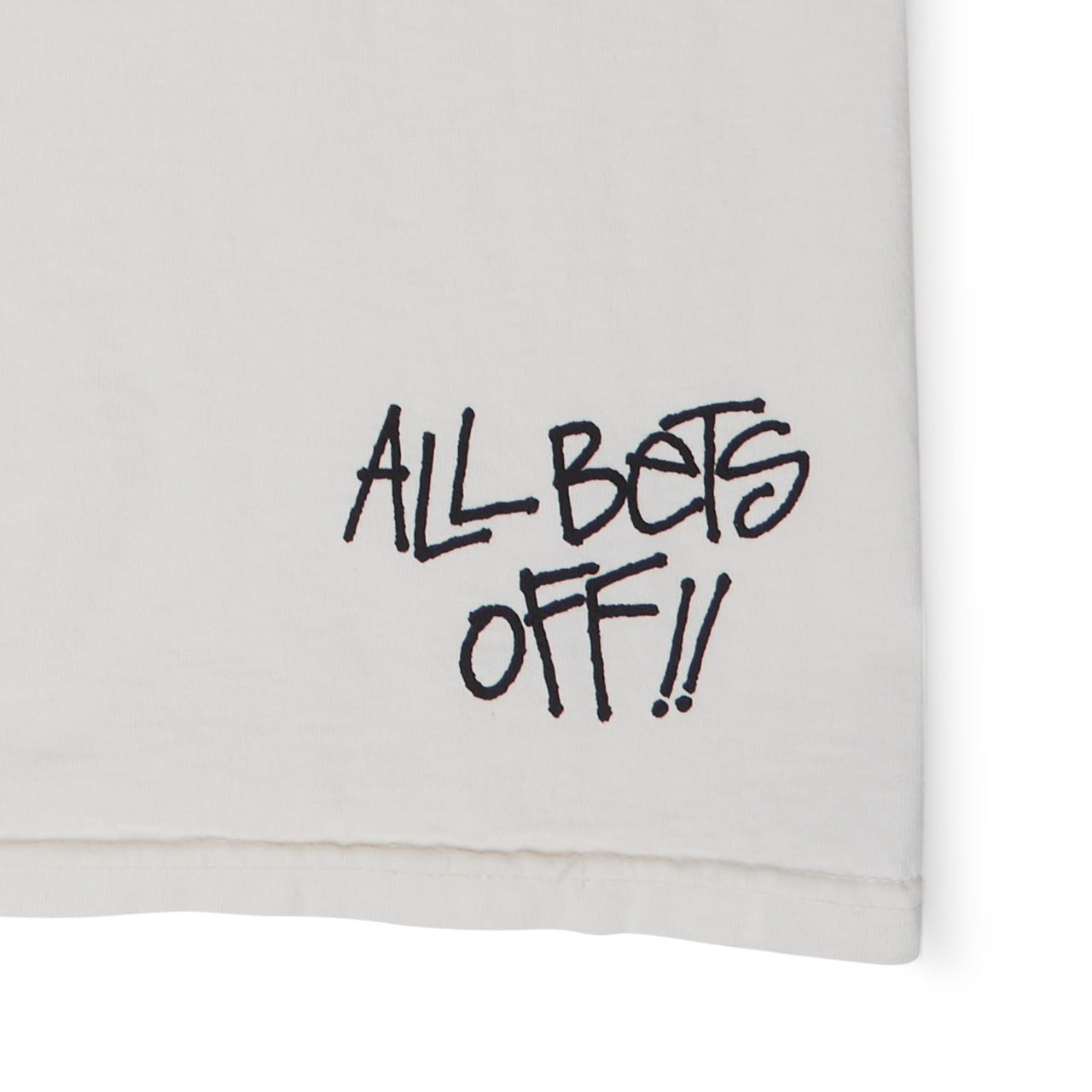 stüssy all bets off pigment dyed t-shirt (natural) - a.plus