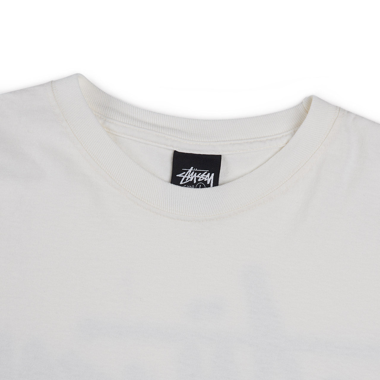 stüssy old phone pigment dyed t-shirt (natural) - a.plus