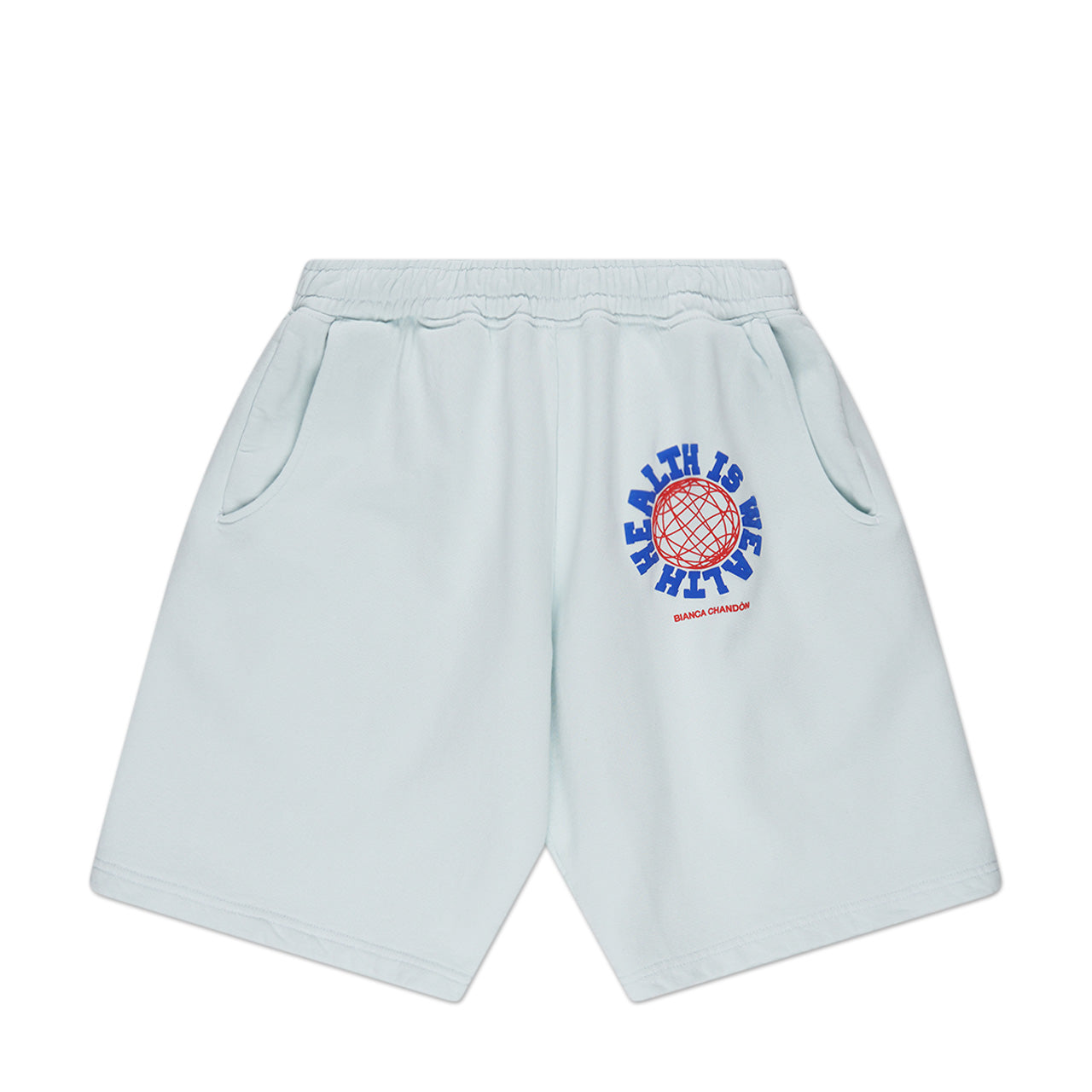 bianca chandôn running juice club sweatshorts (light blue) - a.plus