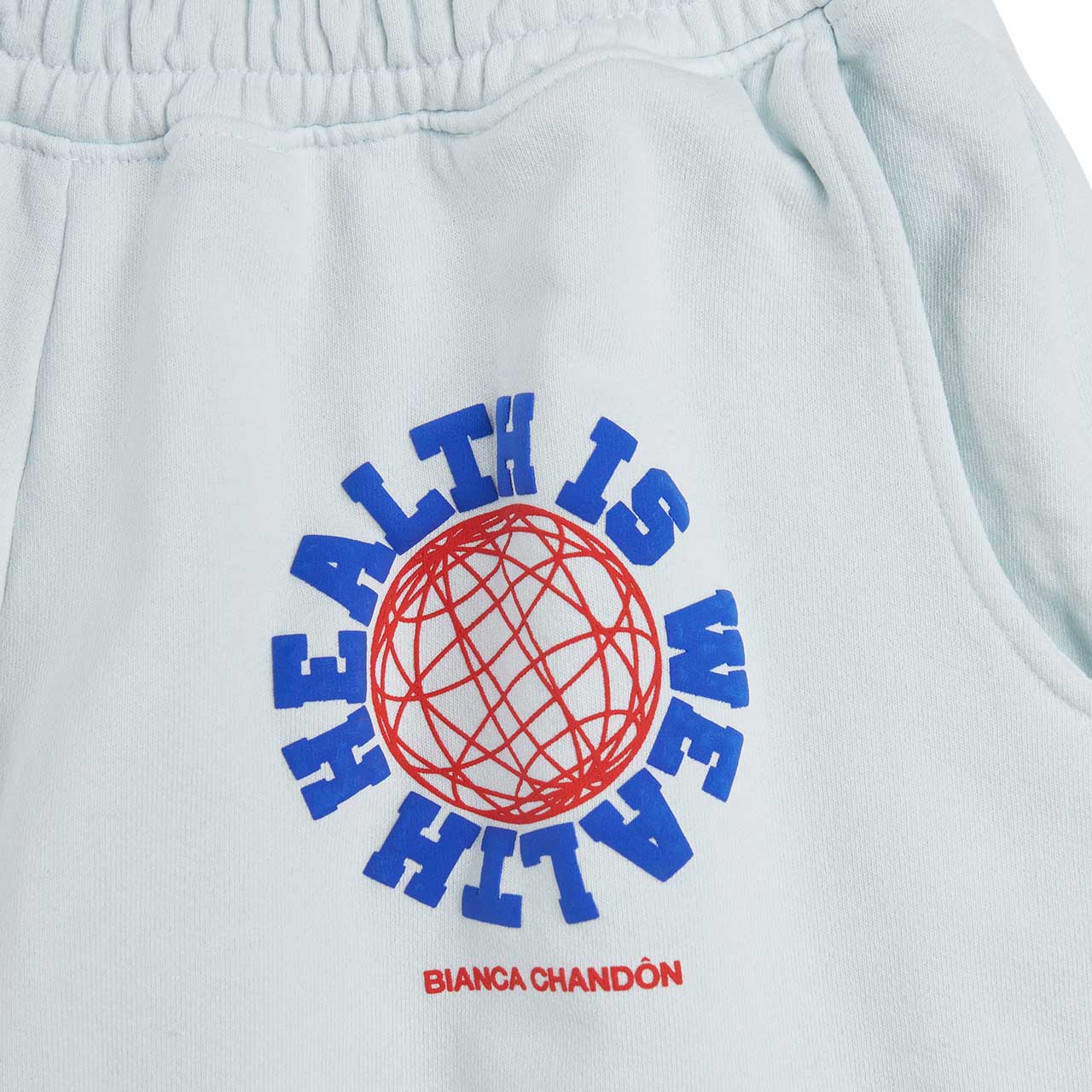 bianca chandôn running juice club sweatshorts (light blue) - a.plus