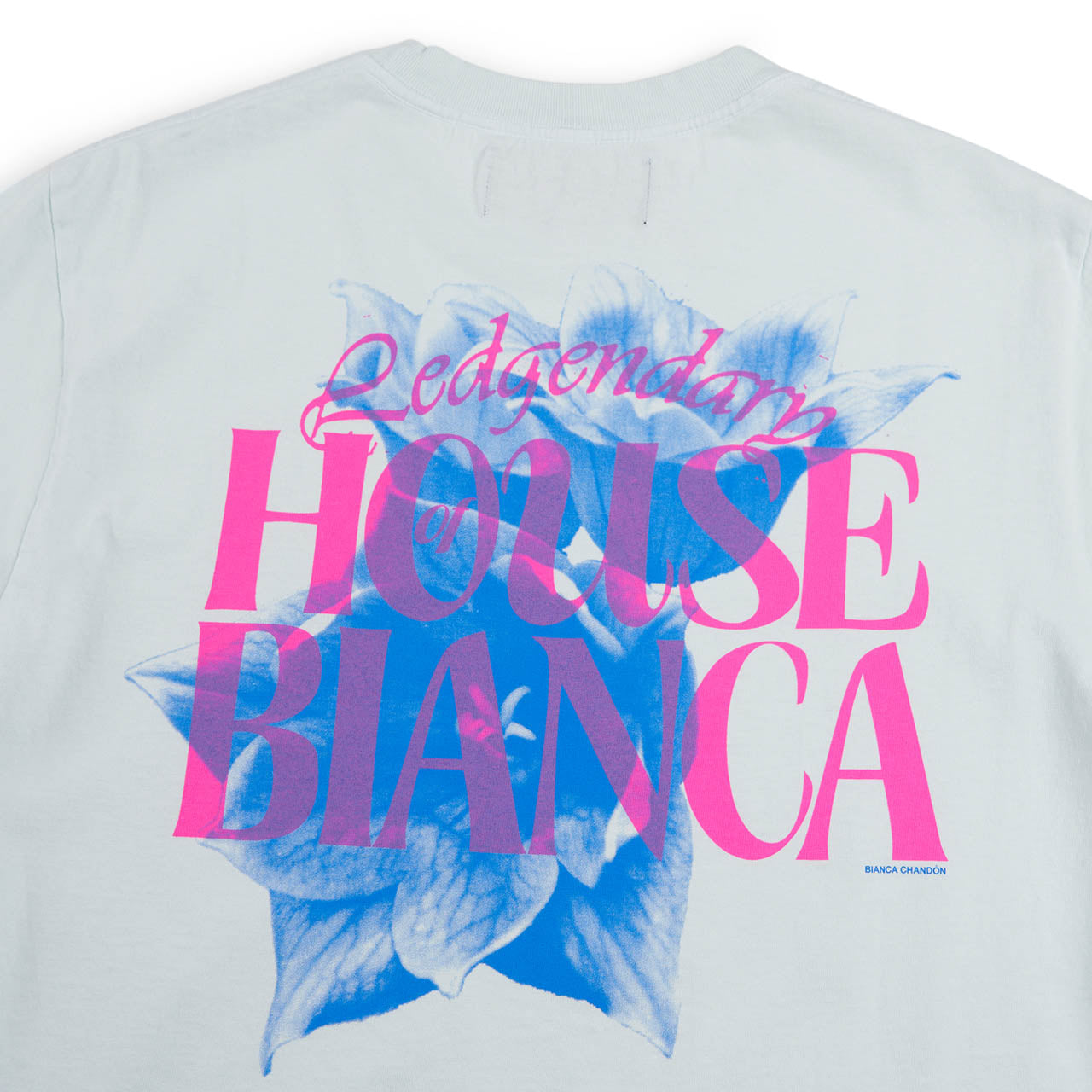 bianca chandôn house of bianca floral t-shirt (light blue) - a.plus