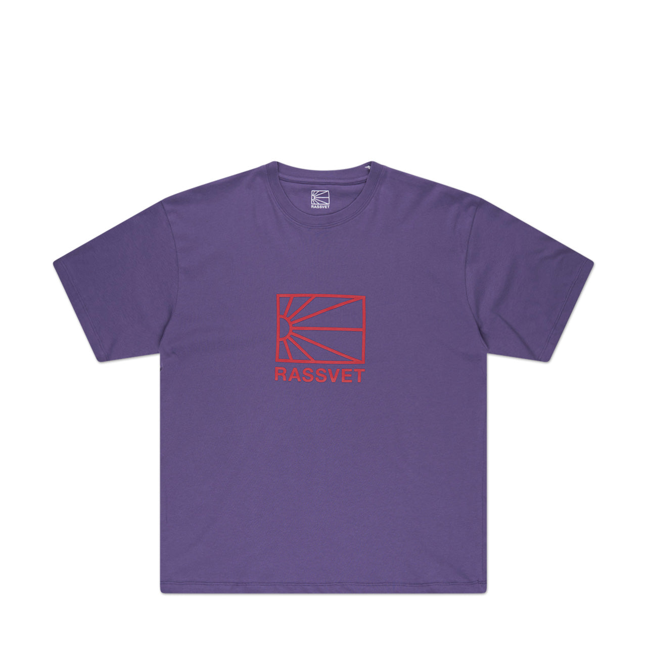 rassvet big logo t-shirt (purple) - a.plus