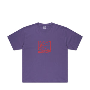 rassvet big logo t-shirt (purple) - a.plus